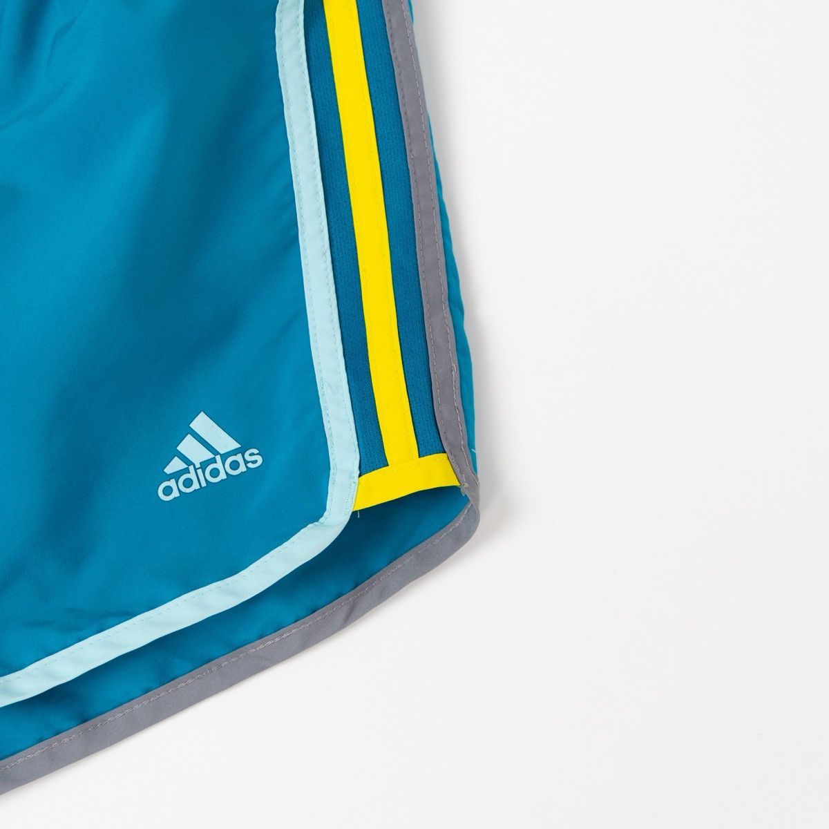 Adidas Adidas Blue Running Shorts 3-Stripes Athletic Activewear Size 27" / US 4 / IT 40 - 4 Thumbnail