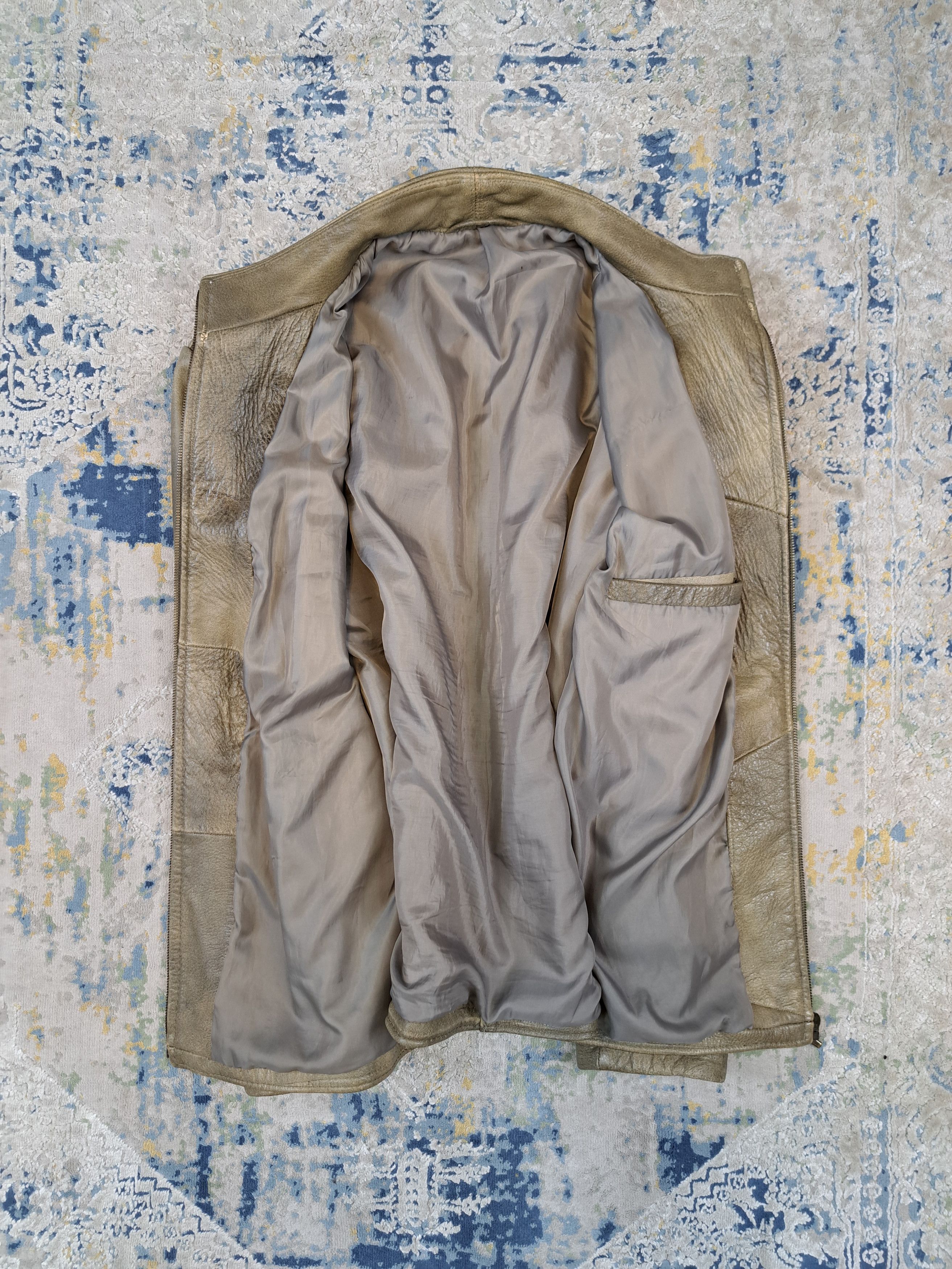 Genuine Leather Vintage Archive Leather Jacket Cafe Racer Old Money Size US L / EU 52-54 / 3 - 6 Thumbnail