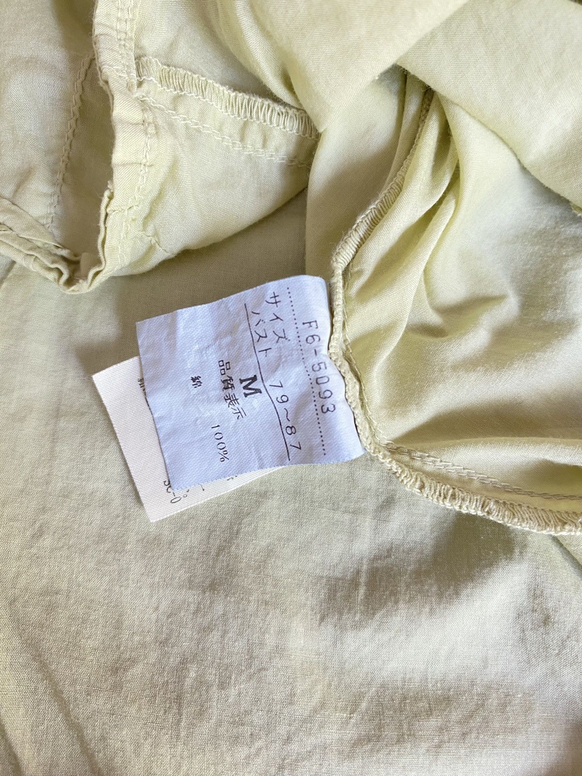 Marithe + Francois Girbaud MARITHE + FRANCOIS GIRBAUD Light Yellow Button-Up Blouse Size ONE SIZE - 6 Thumbnail