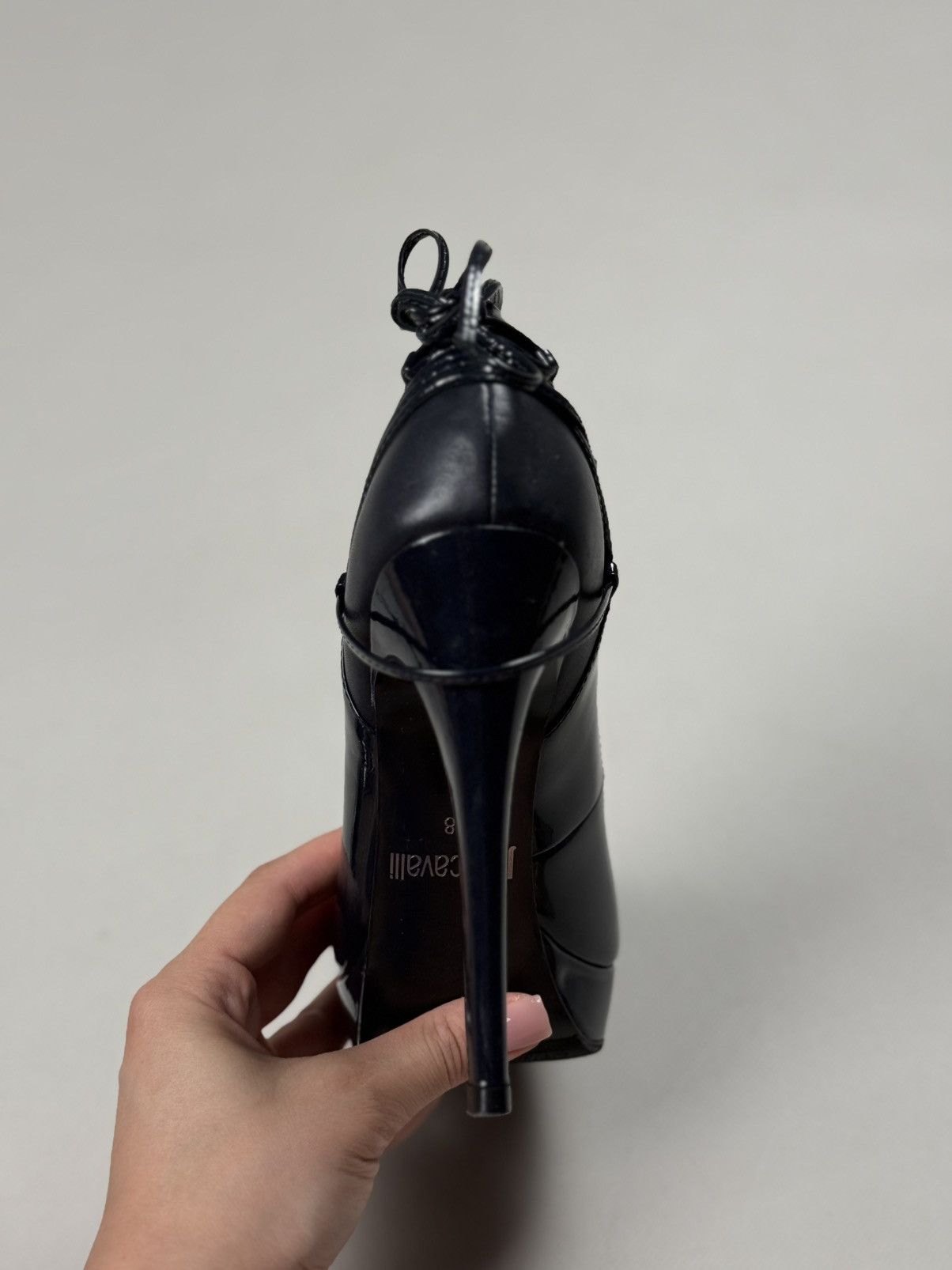 Just Cavalli Roberto Just Cavalli Ladies Pump Heels Patent Leather Size US 8 / IT 38 - 20 Thumbnail