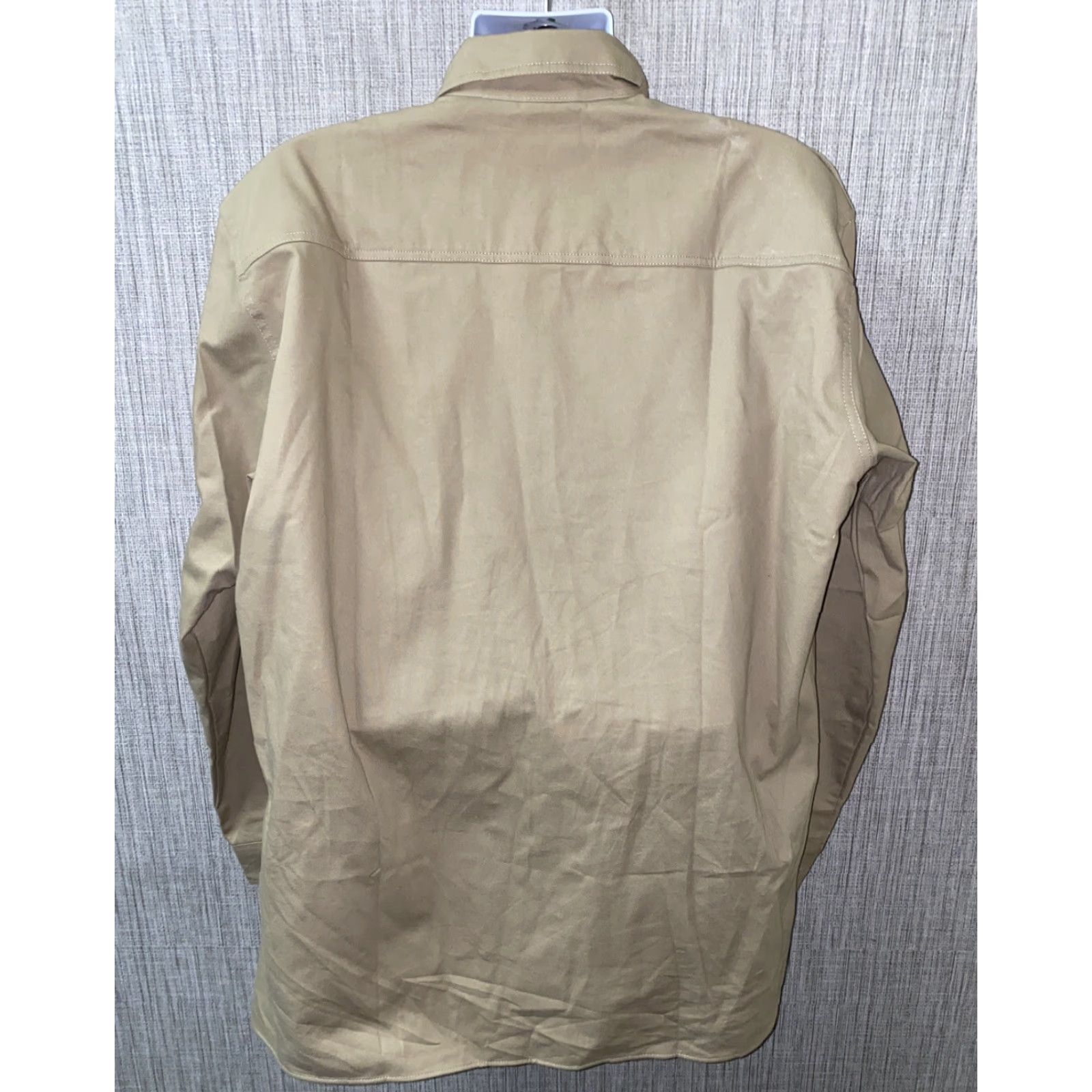 Vintage Rugged Wear Men’s Beige Long Sleeve Cotton Button-Up Shirt XL Casual Size US XL / EU 56 / 4 - 5 Thumbnail