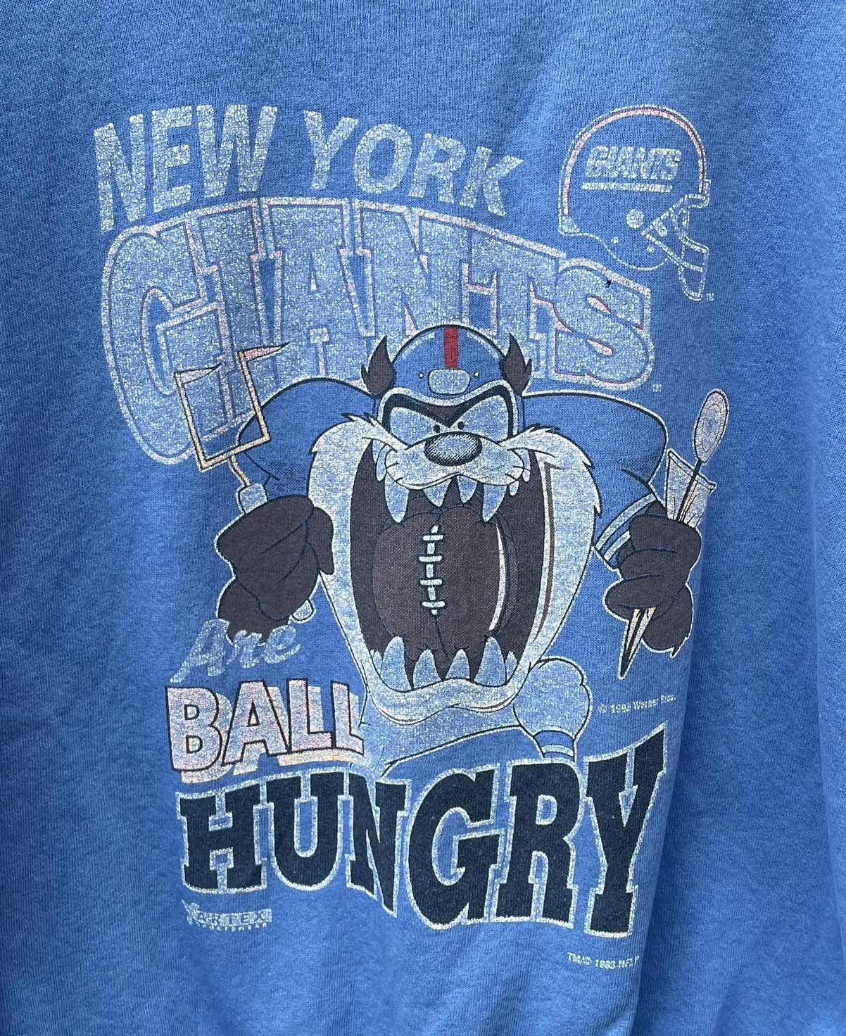 Warner Bros Vintage 1993 Warner Bros NFL new York Giants crewneck Size US L / EU 52-54 / 3 - 3 Thumbnail