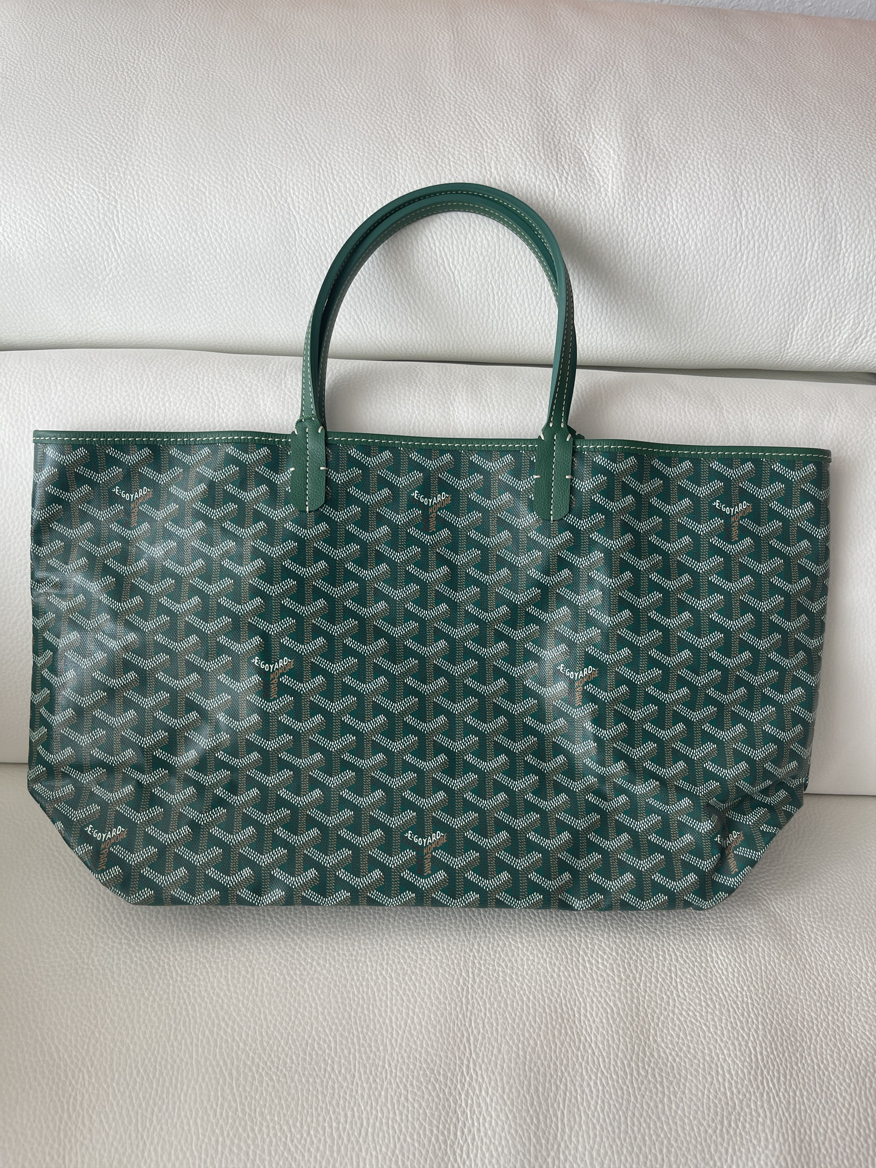 Goyard Green Goyard Saint Louis PM Reversible Tote Size ONE SIZE - 3 Thumbnail