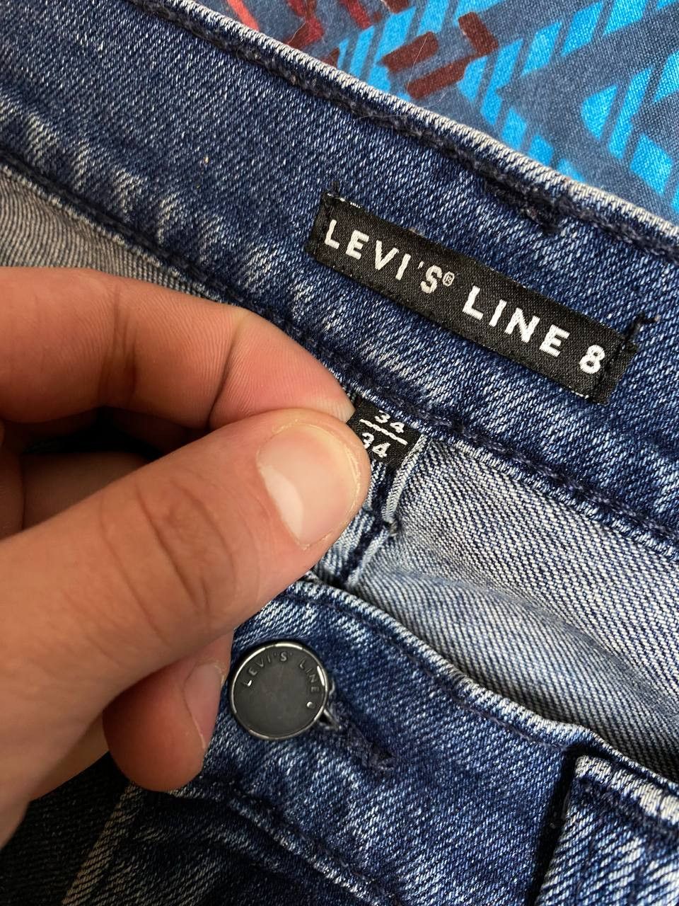 Levi's × Vintage Vintage Levis Line 8 Straight/Slim Fit Denim Jeans Size US 31 - 2 Thumbnail