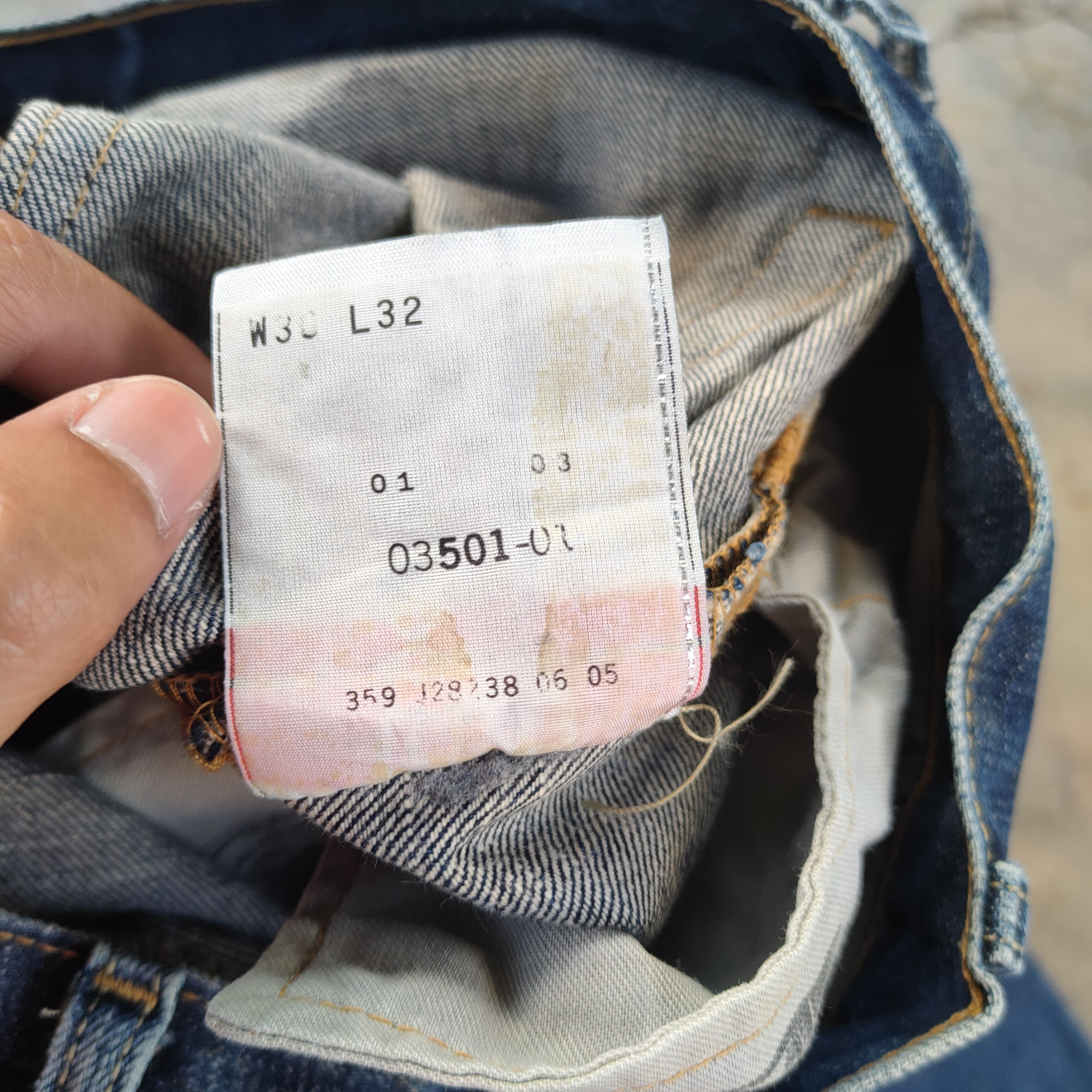 Jean × Levi's Vintage Clothing W30 VINTAGE LEVI'S 501 RUSTY DISTRESSED JEAN DENIM PANTS Size US 30 / EU 46 - 11 Thumbnail
