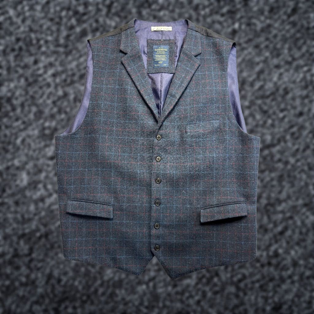 Vintage Hammond & CO. blue vest waistcoat mens size 48 jacket vest waistcoat 3 Piece blue Men 48 Mens Size US M / EU 48-50 / 2 - 1 Thumbnail