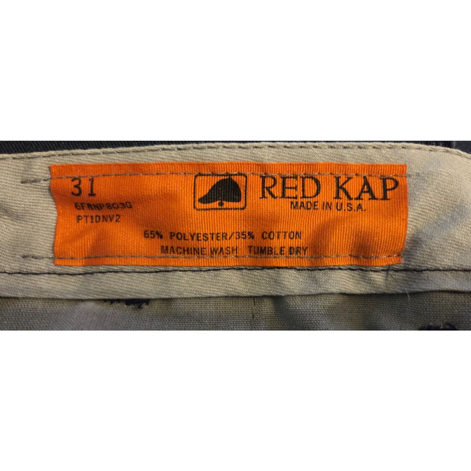 Red Kap Red Kap Navy Blue Utility Basic Work Uniform Pants 31 Mens Pants Size US 31 - 3 Thumbnail