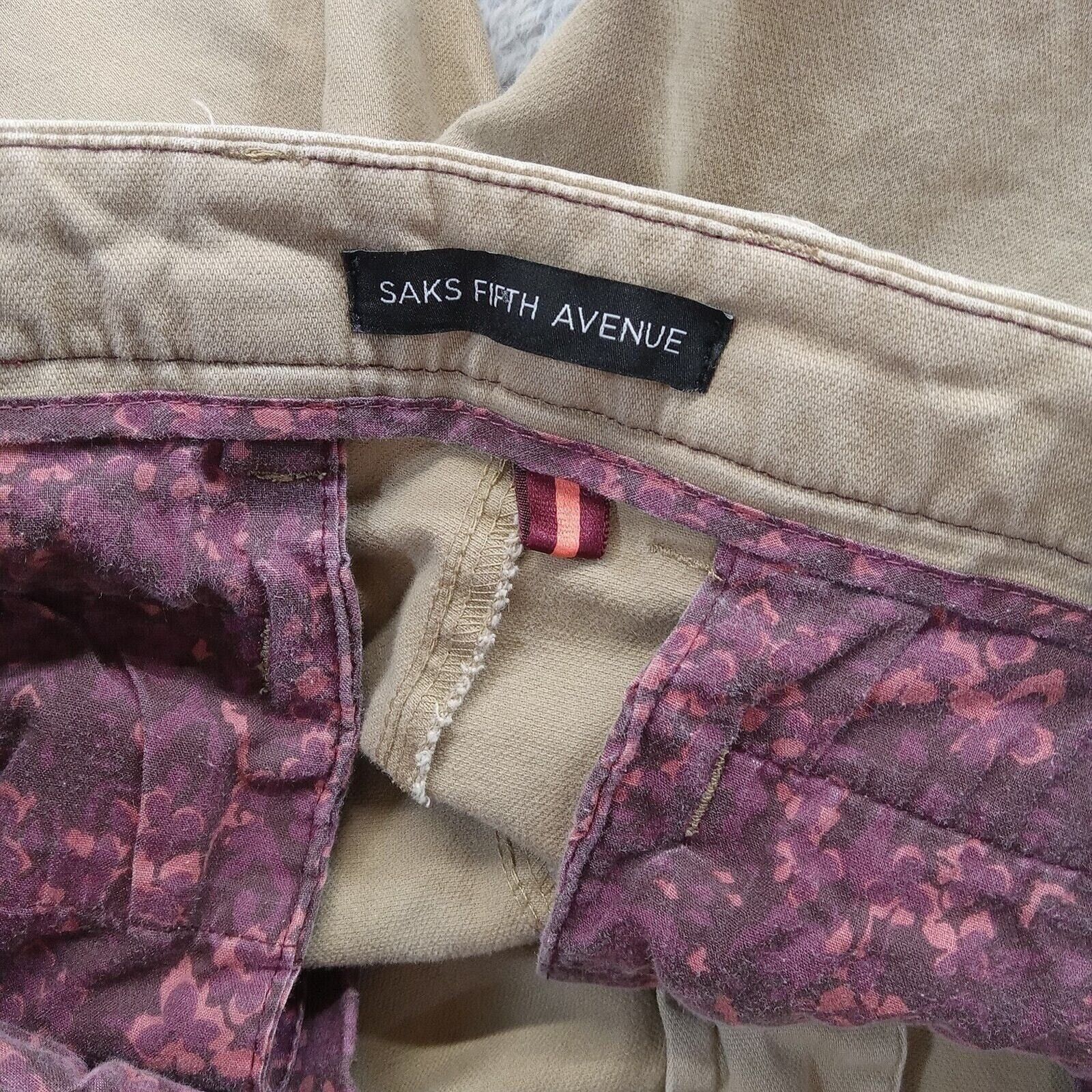 Saks Fifth Avenue Saks Fifth Ave Shorts 30 Men Casual Beige Denim Jean Pockets Size US 30 / EU 46 - 3 Thumbnail