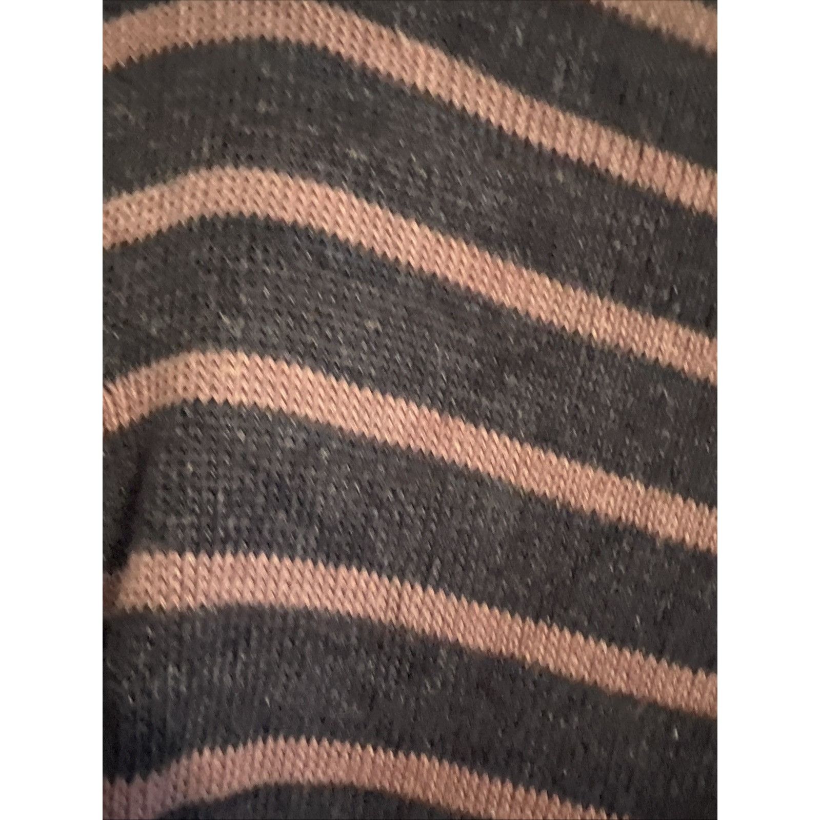 Talbots TALBOTS Women’s Crew Neck Sweater 100% Linen Blue Pink Strip Size L / US 10 / IT 46 - 6 Thumbnail
