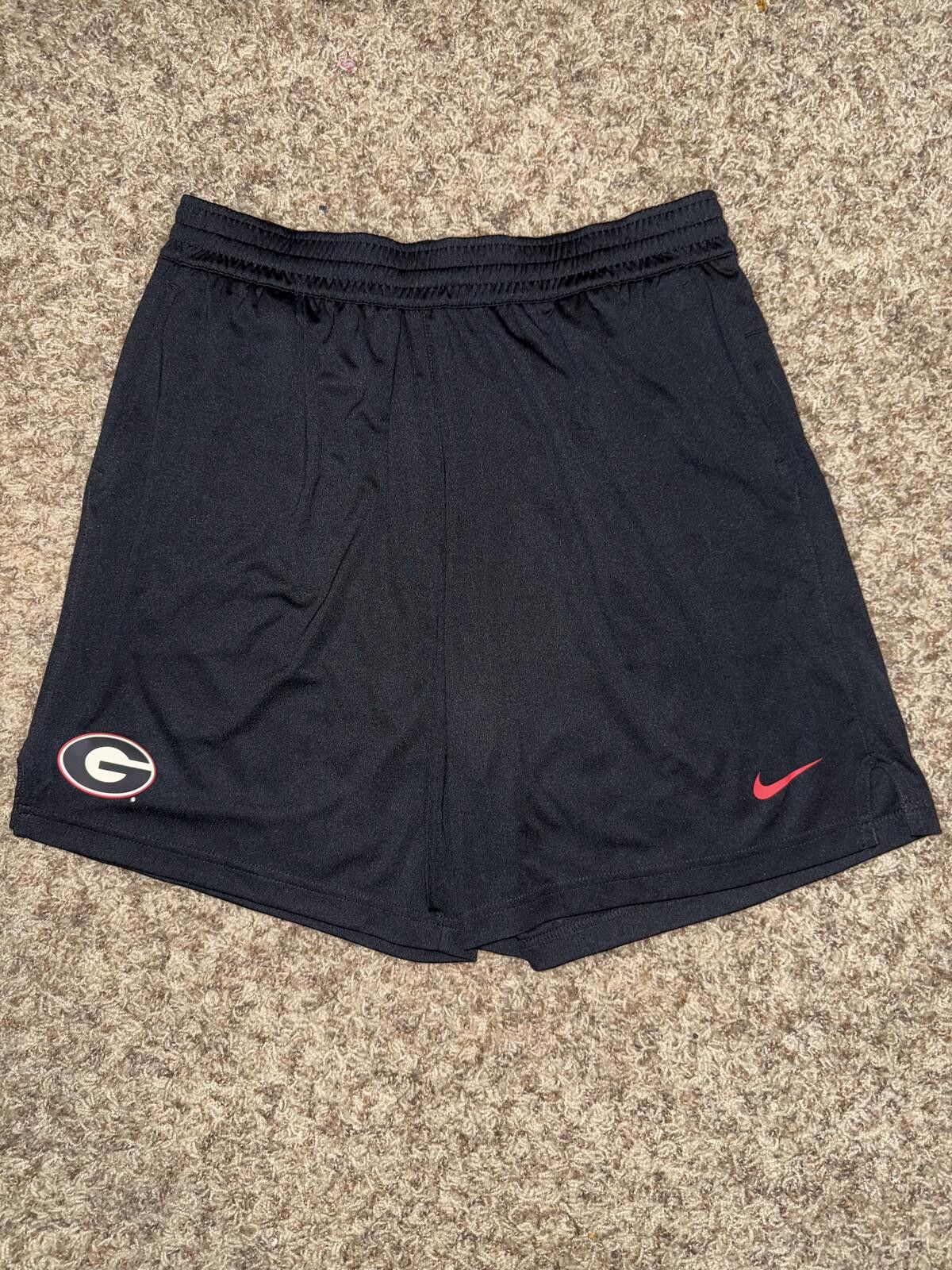 Nike UGA Georgia Bulldogs Team Issue Sideline Shorts Sample