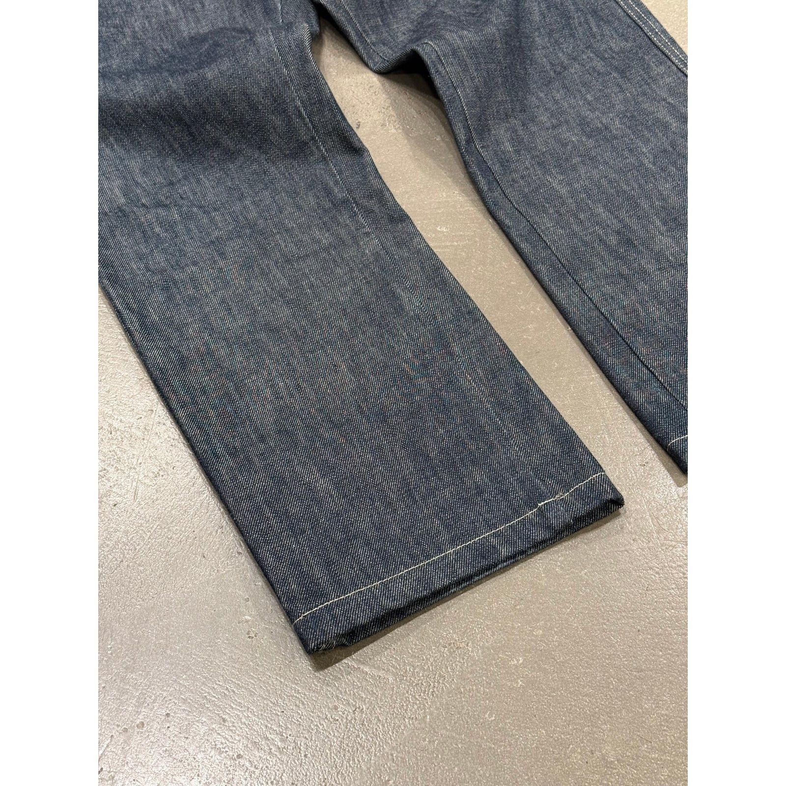 Yohji Yamamoto 2000s Yohji Yamamoto raw wide leg jeans Size ONE SIZE - 3 Thumbnail