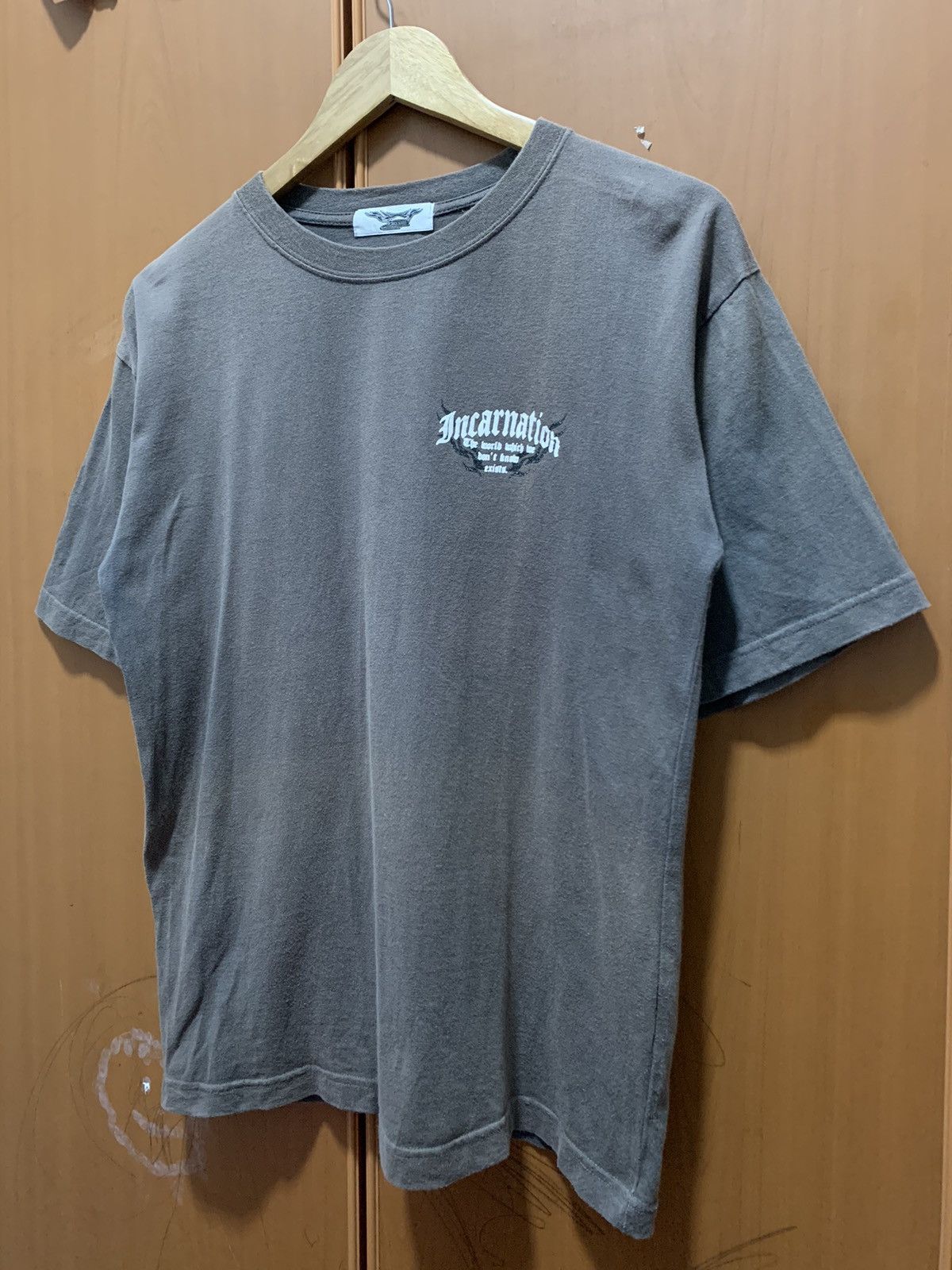 If Six Was Nine Japanese Brand Incarnation Poem Cyber Gothic Punk Faded Tee Size US M / EU 48-50 / 2 - 3 Thumbnail