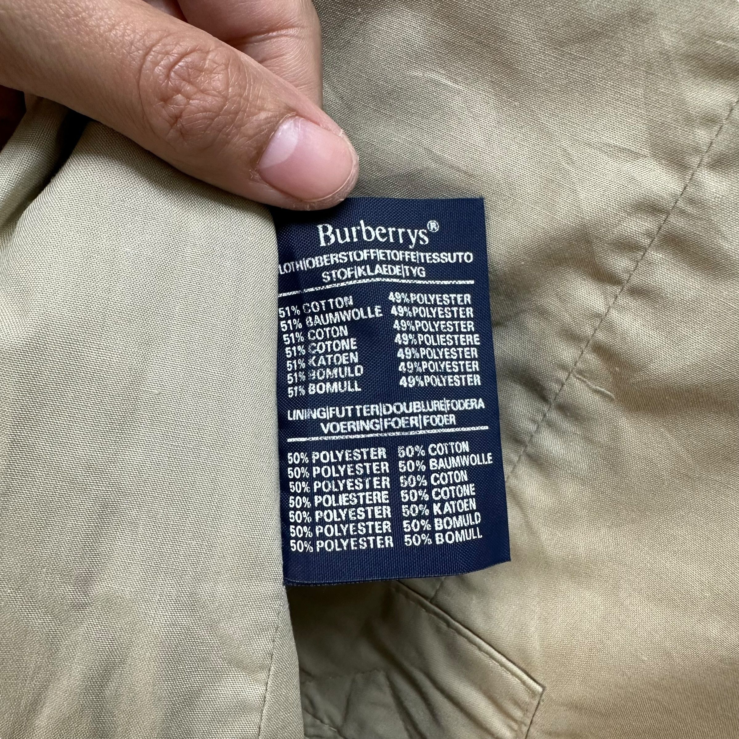 Burberry Burberrys Trench Coat #A17-0414 Size US L / EU 52-54 / 3 - 8 Thumbnail