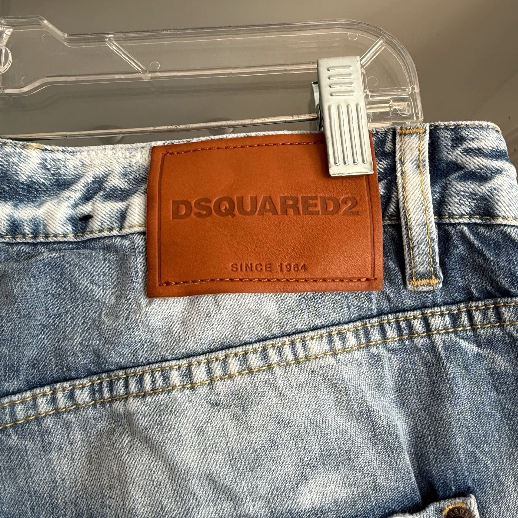 Dsquared2 VINTAGE Dsquared2 Cool Girl Cropped Jean Low Rise Distressed Rainbow Woman Jeans 42 Blue Rainbow Distressed 90s Womens Size 28" / US 6 / IT 42 - 5 Thumbnail