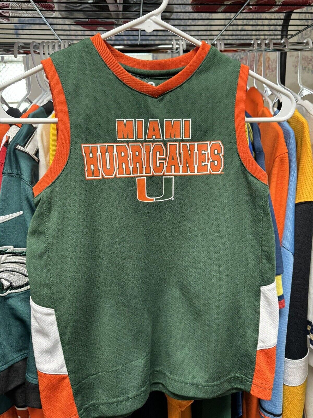 NCAA NCAA Miami Hurricanes Basketball Jersey Size XS / US 0-2 / IT 36-38 - 3 Thumbnail