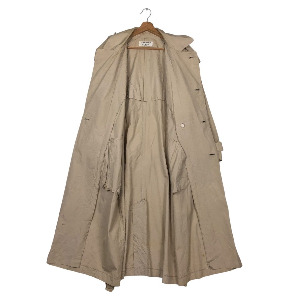 Japanese Brand 🔥VINTAGE TRENCH COATS DOUBLE BREAST QUARTER FLASH 4042331 Size US M / EU 48-50 / 2 - 16 Thumbnail