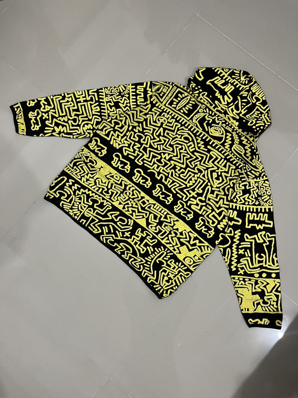 Keith Haring Vintage Keith Haring ovp hoodie made in england Size US L / EU 52-54 / 3 - 4 Thumbnail