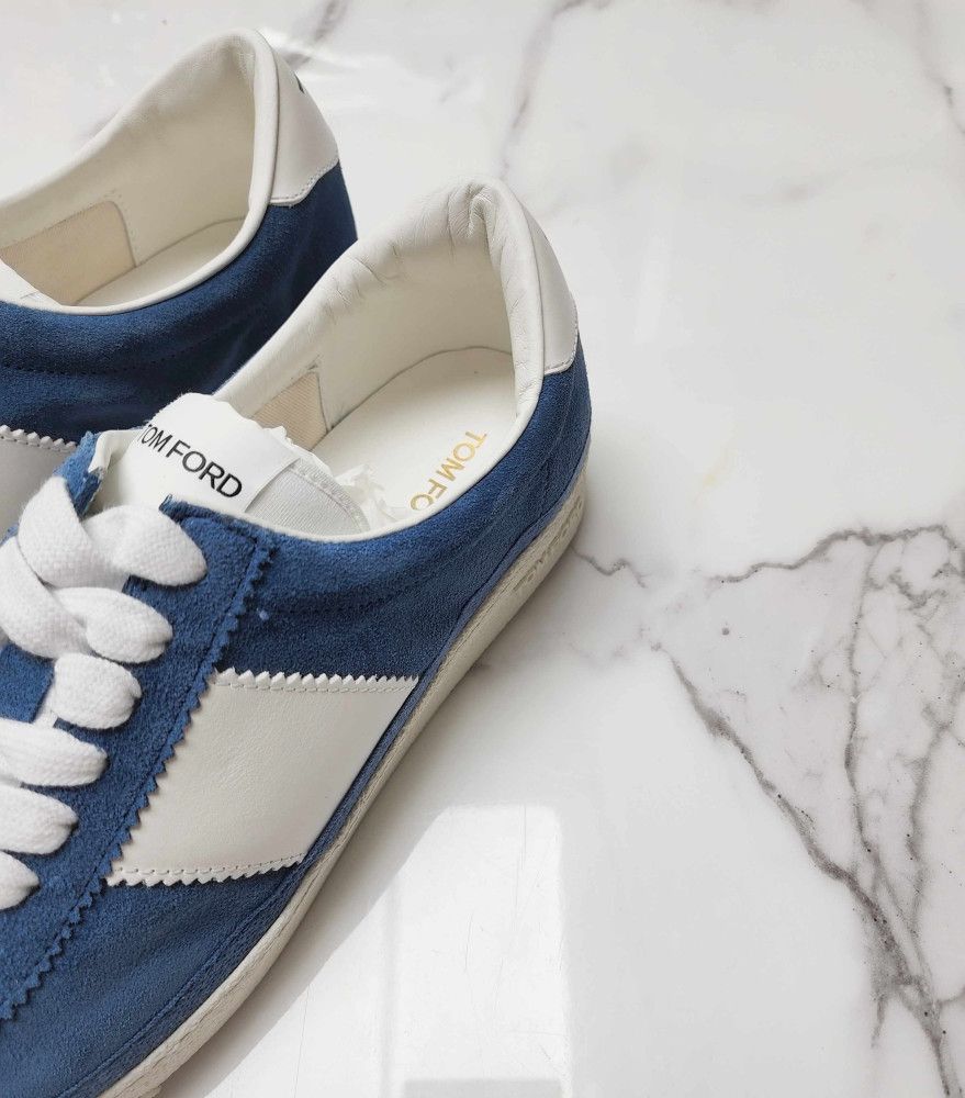 Tom Ford o1sm1stk0824 Banister Sneakers in Blue Stone Size US 11 / EU 44 - 3 Thumbnail