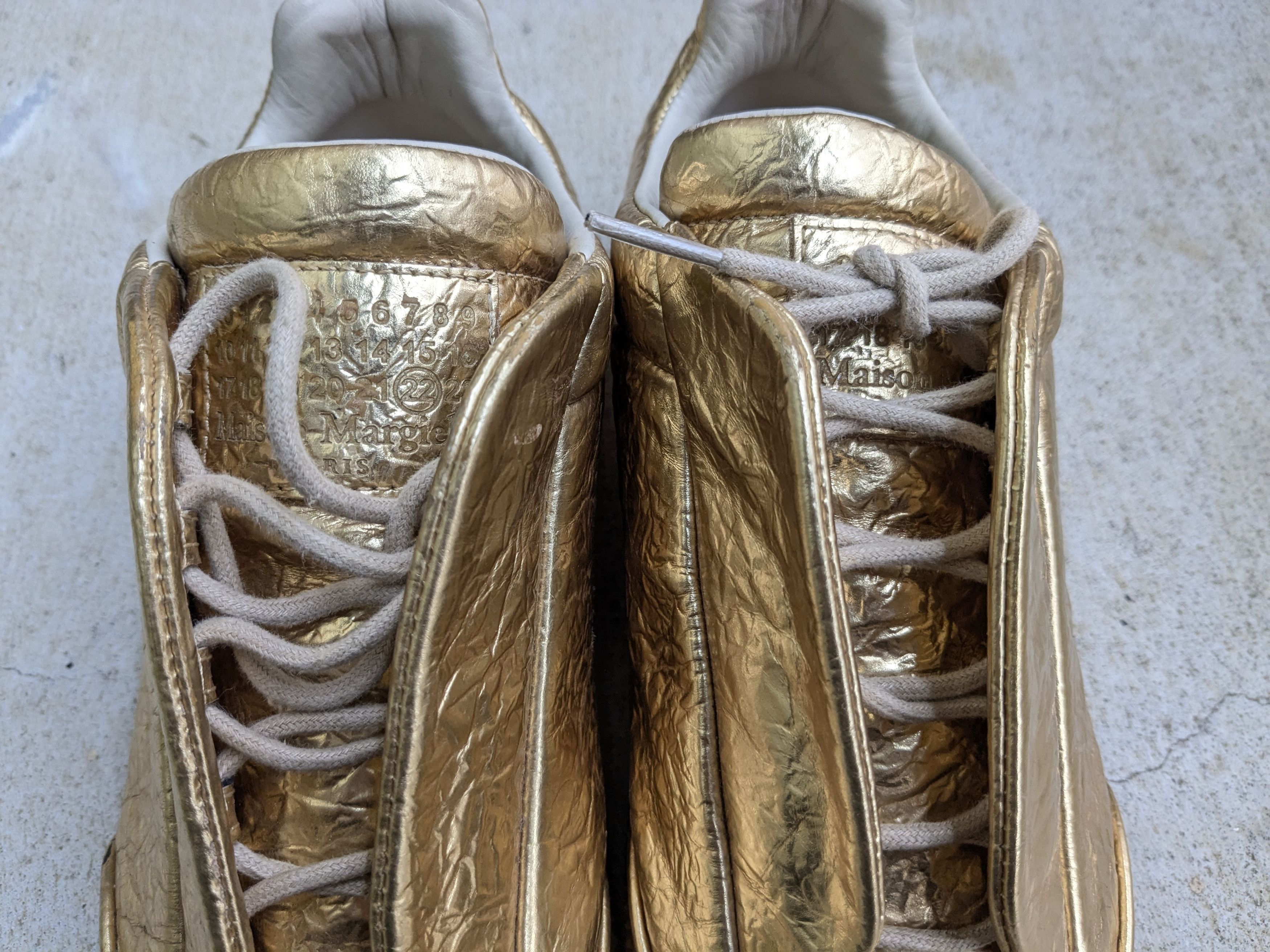 Maison Margiela Maison Margiela Future Gold 9 42 Low Tops Leather Size US 9 / EU 42 - 5 Thumbnail