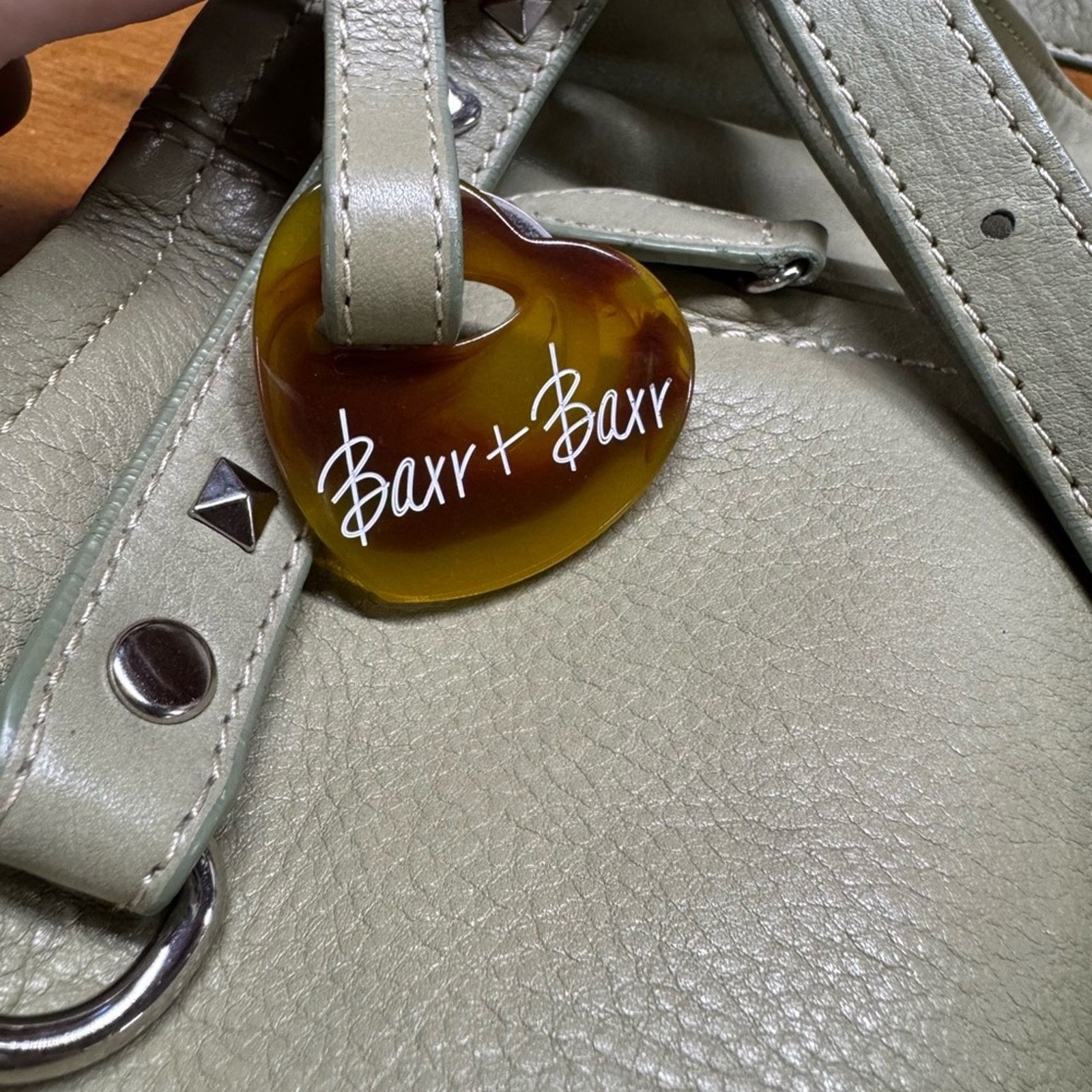 NBDN Nobrandedon Gorgeous Barr + Barr leather sage handbag Size ONE SIZE - 5 Thumbnail