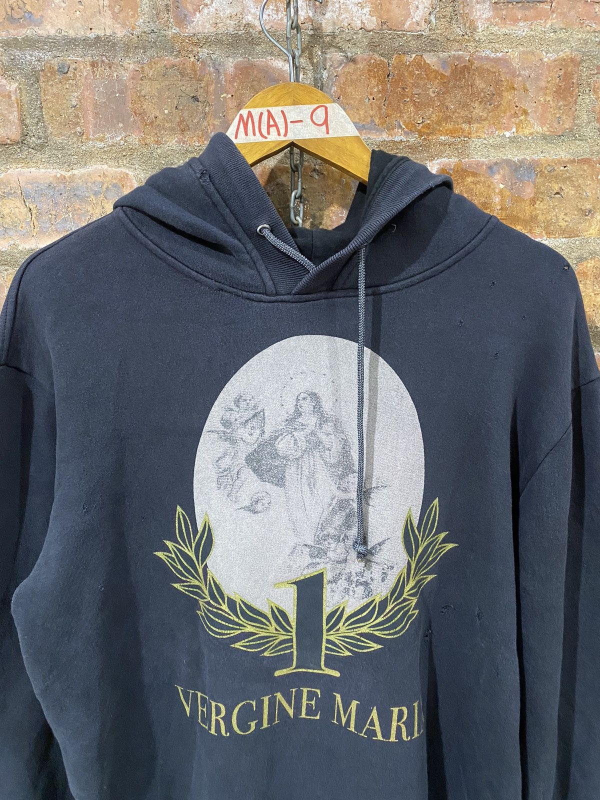 Dolce & Gabbana 2000s Virgin Maria 1 Distressed hoodie Size US L / EU 52-54 / 3 - 3 Thumbnail