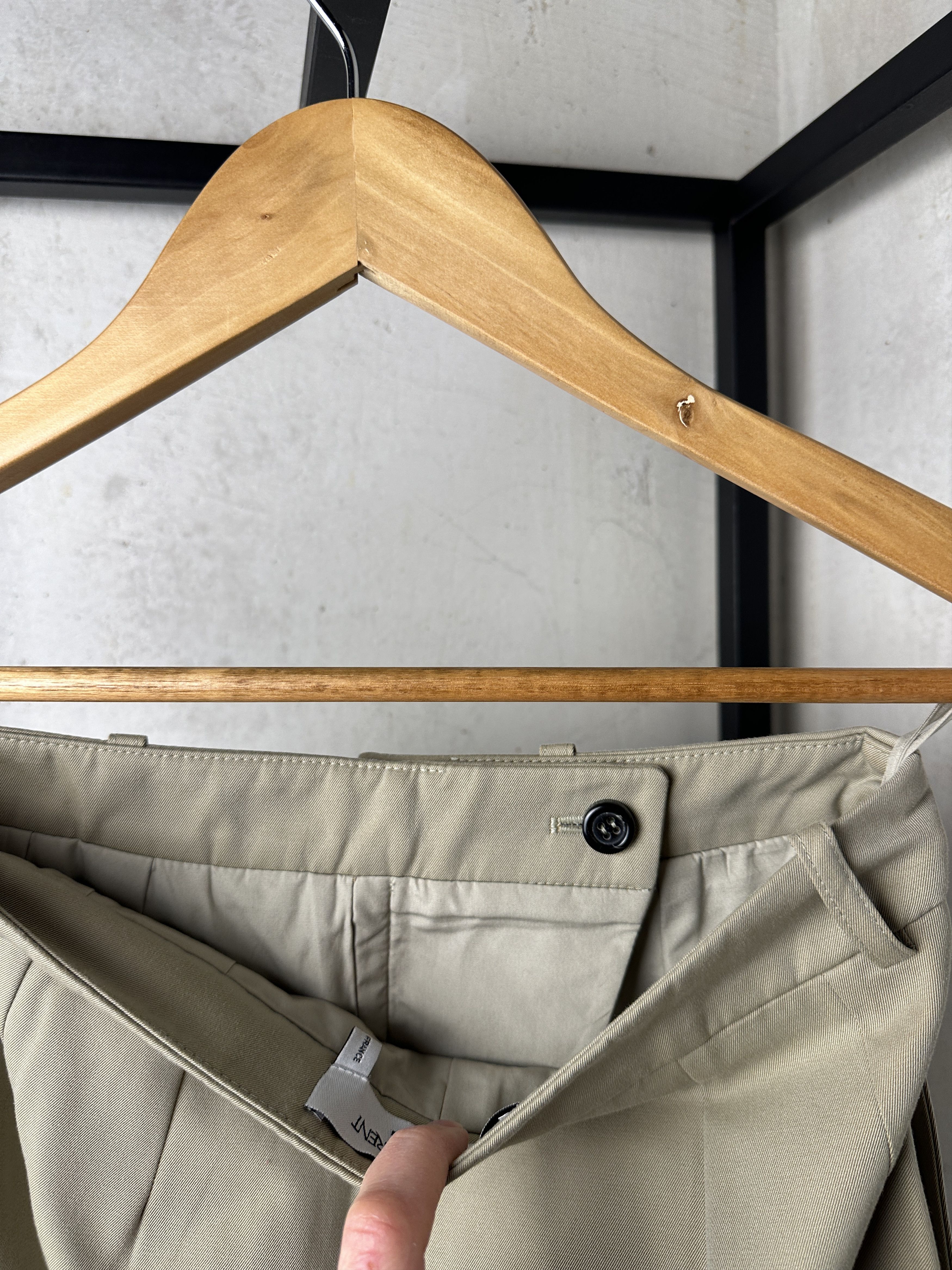 Saint Laurent Paris Archive Yves Saint Laurent by Tom Ford SS05 Midi Beige Skirt Size 25" / US 0 / IT 36 - 4 Thumbnail