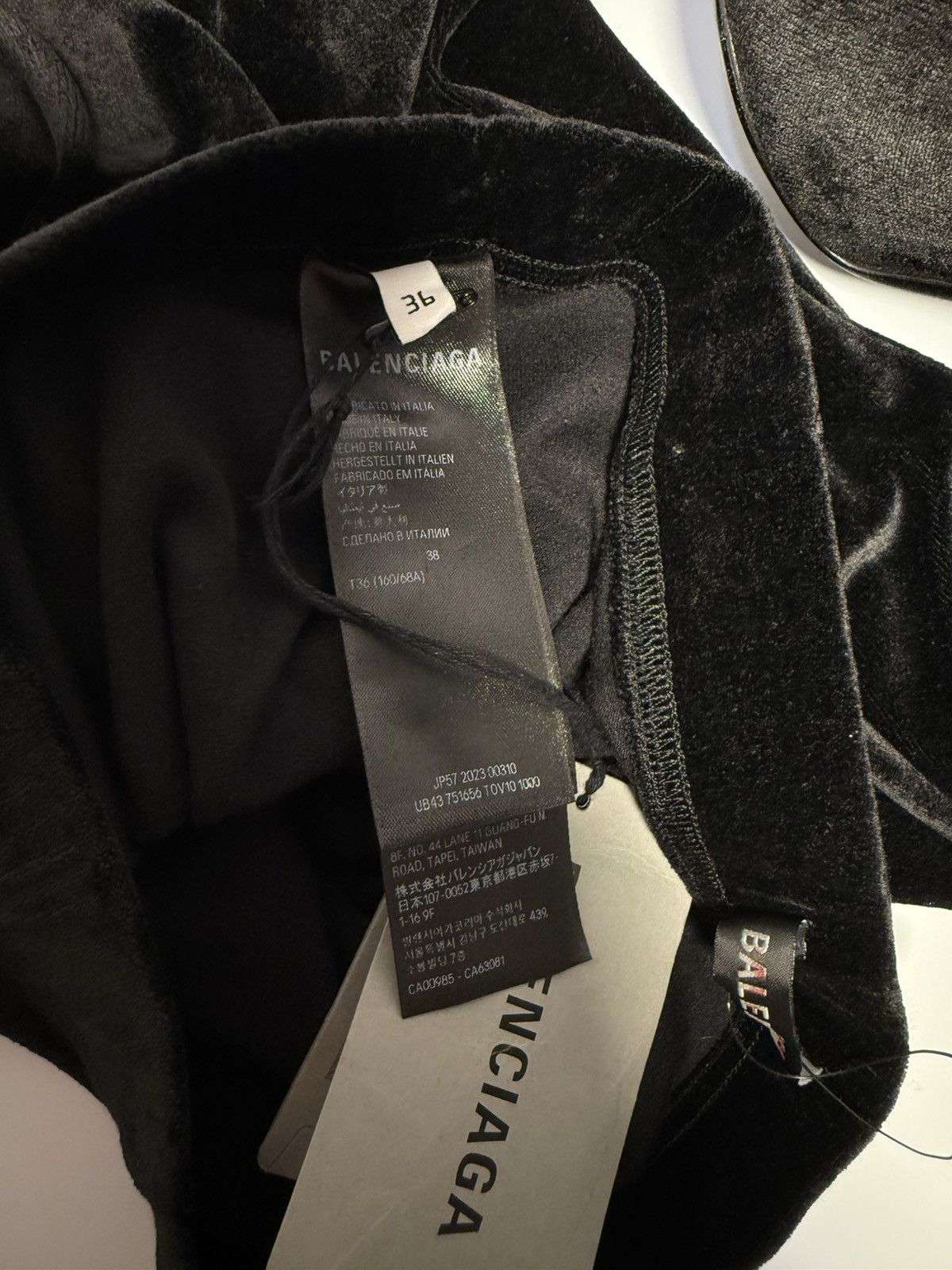 Balenciaga Balenciaga Black Women's Leggings Size US 7.5 / IT 37.5 - 7 Thumbnail