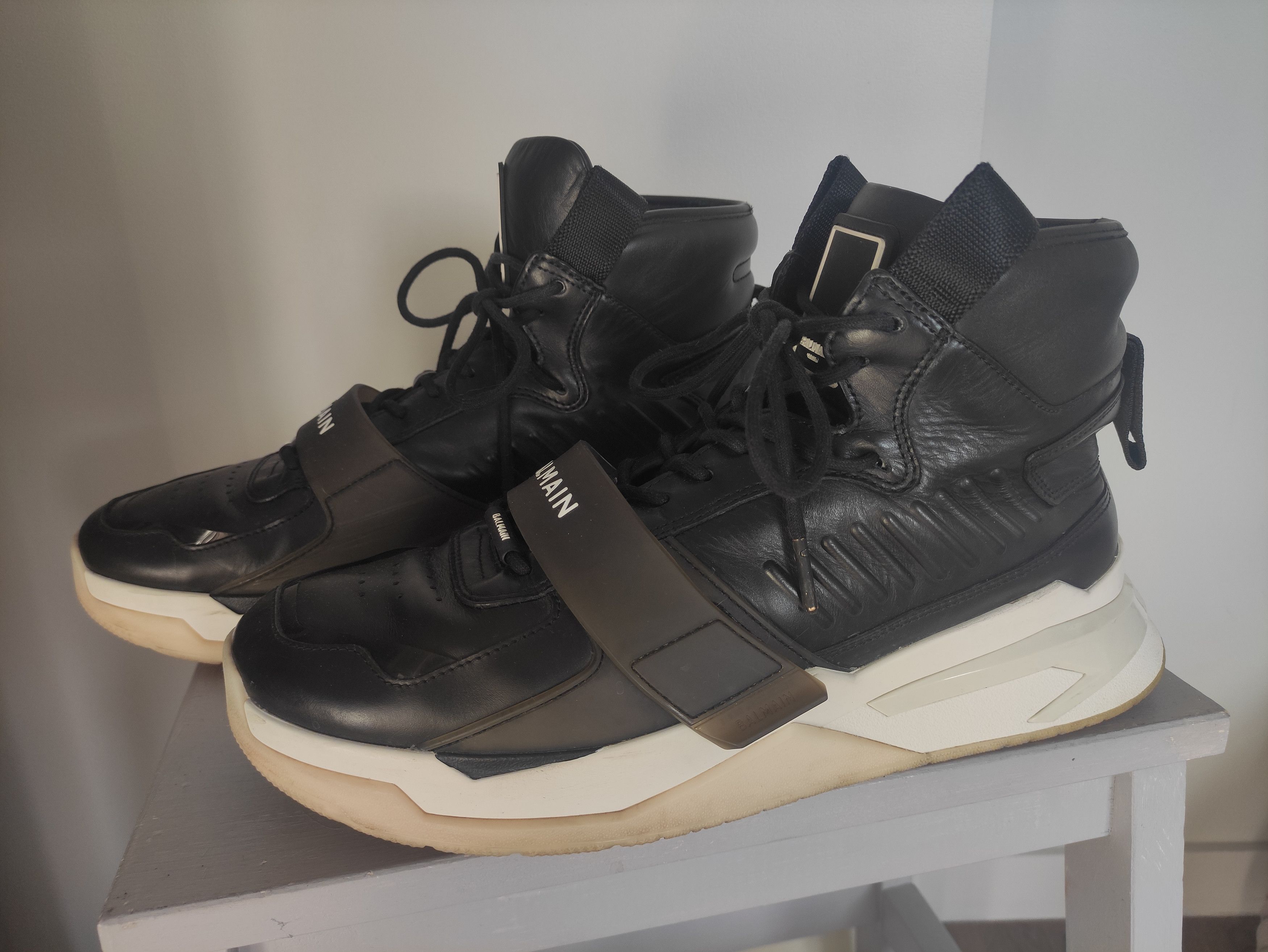 Balmain Balmain High Top Sneakers Size US 11 / EU 44 - 5 Thumbnail