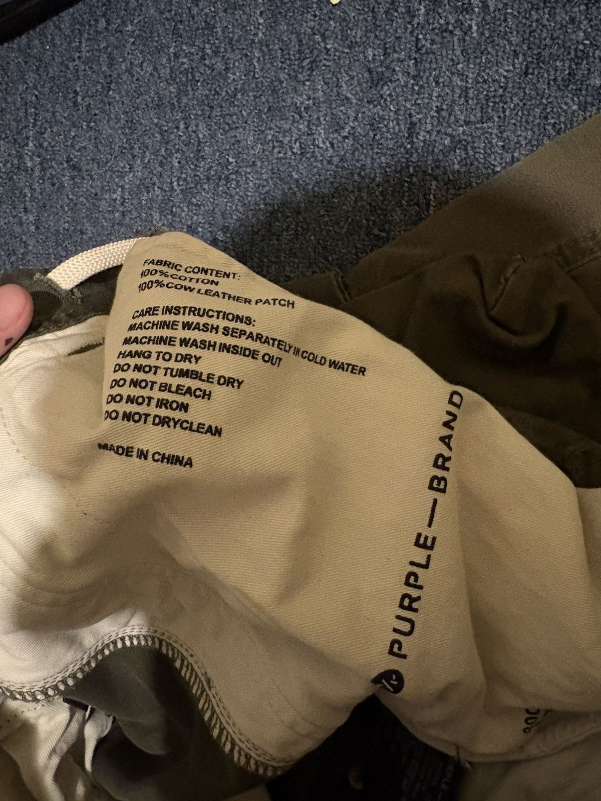 Purple Brand Purple jeans Style No. P527 Baggy Cargo Bombers Size US 30 / EU 46 - 7 Thumbnail