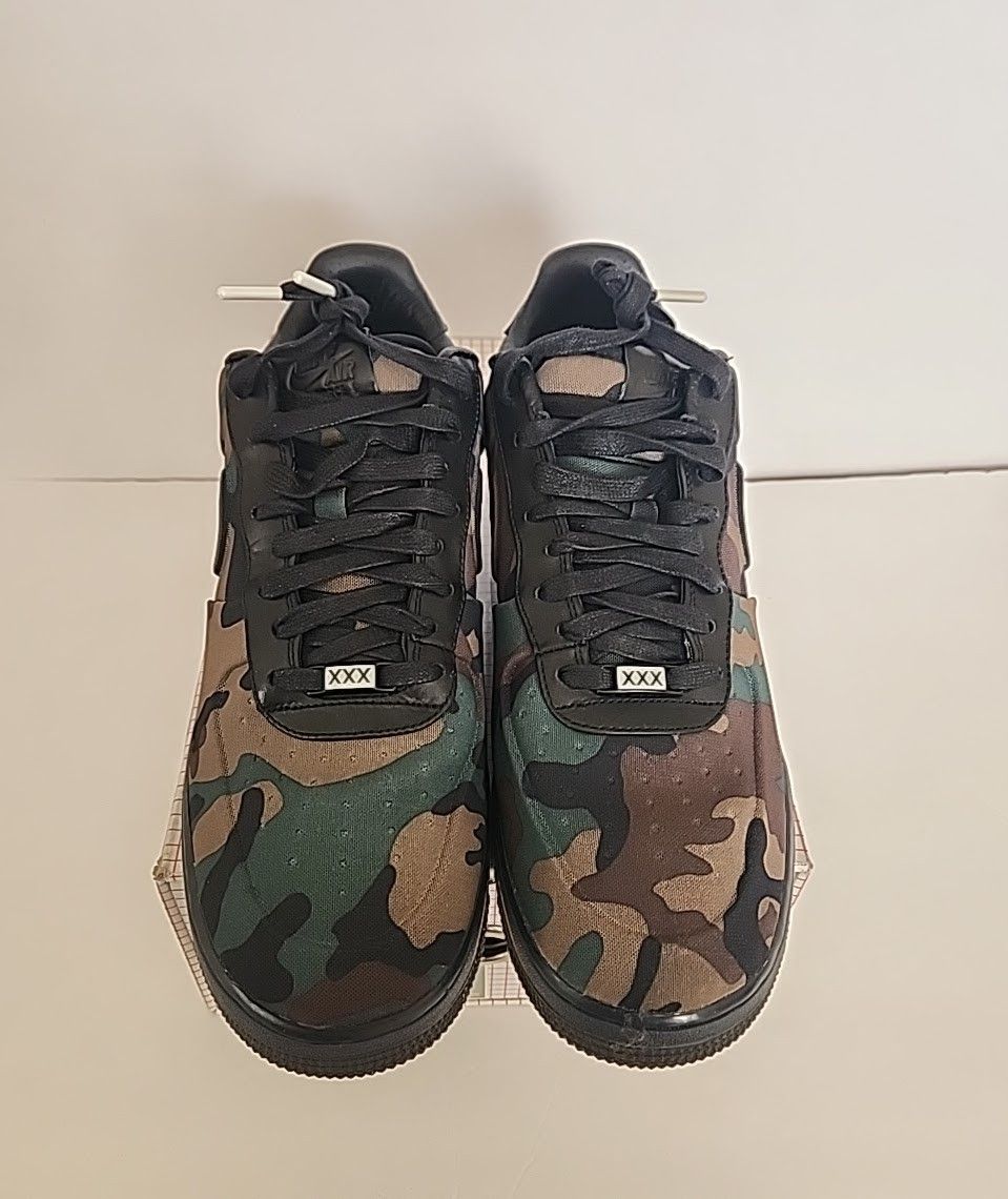 Nike sz. 11.5 Nike Air Force 1 Low Max Air VT QS Camo 530989 090 Size US 11.5 / EU 44-45 - 2 Thumbnail
