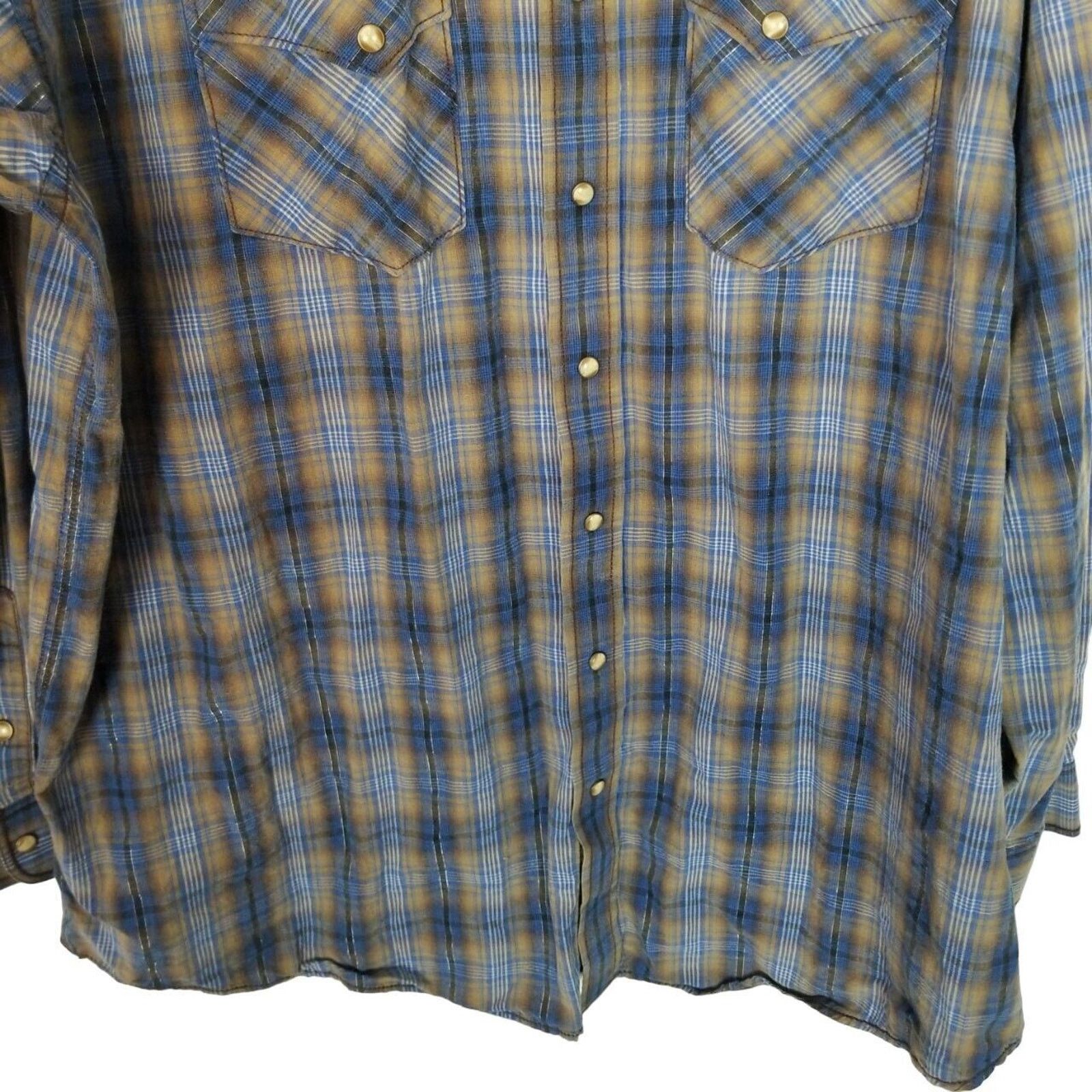 Panhandle Slim Panhandle Slim X Rough Stock Mens Plaid Western Shirt Sz XXL Size US XXL / EU 58 / 5 - 3 Thumbnail