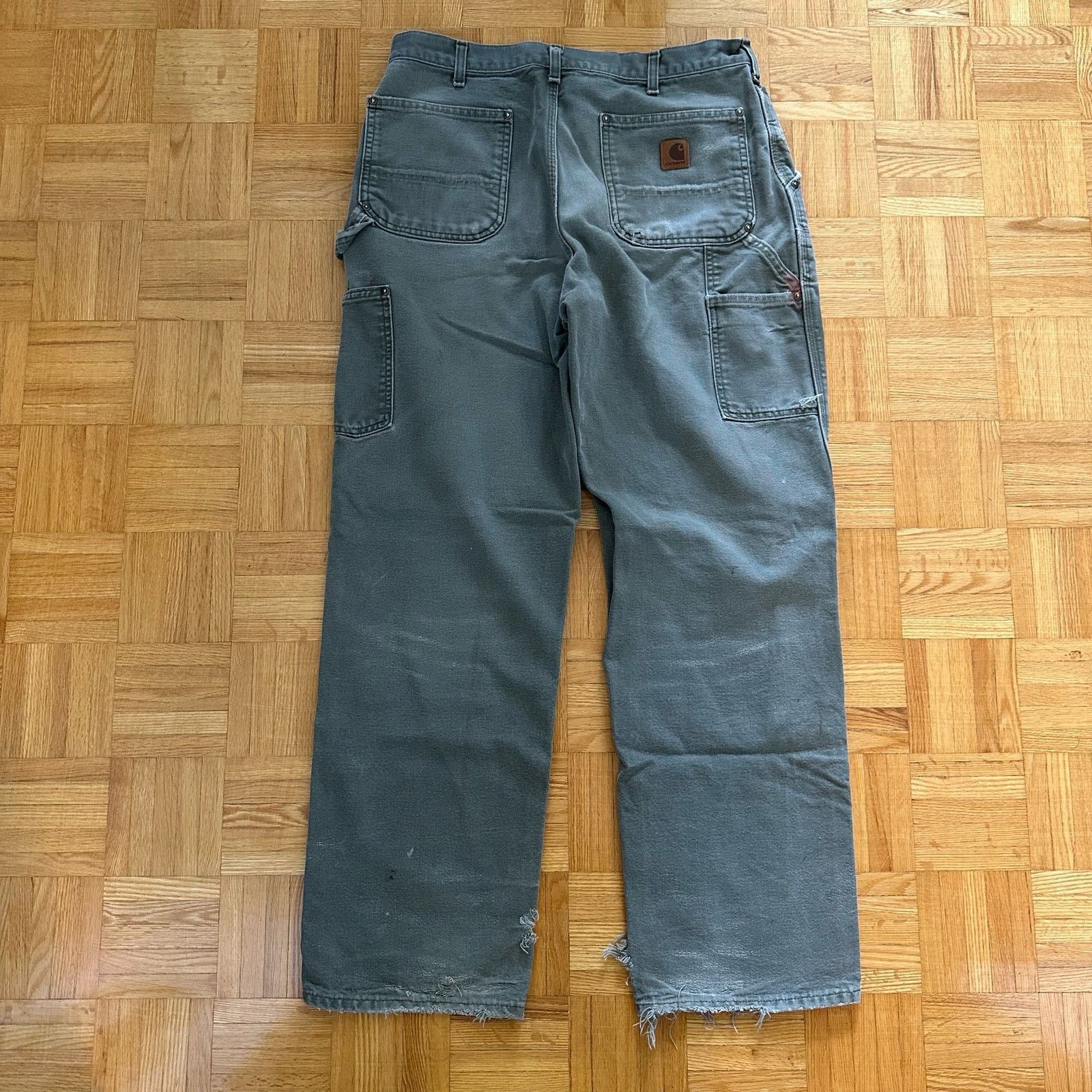 Carhartt Carhartt Double Knee Carpenter pants Green Size 34 x 32 Size US 34 / EU 50 - 2 Thumbnail