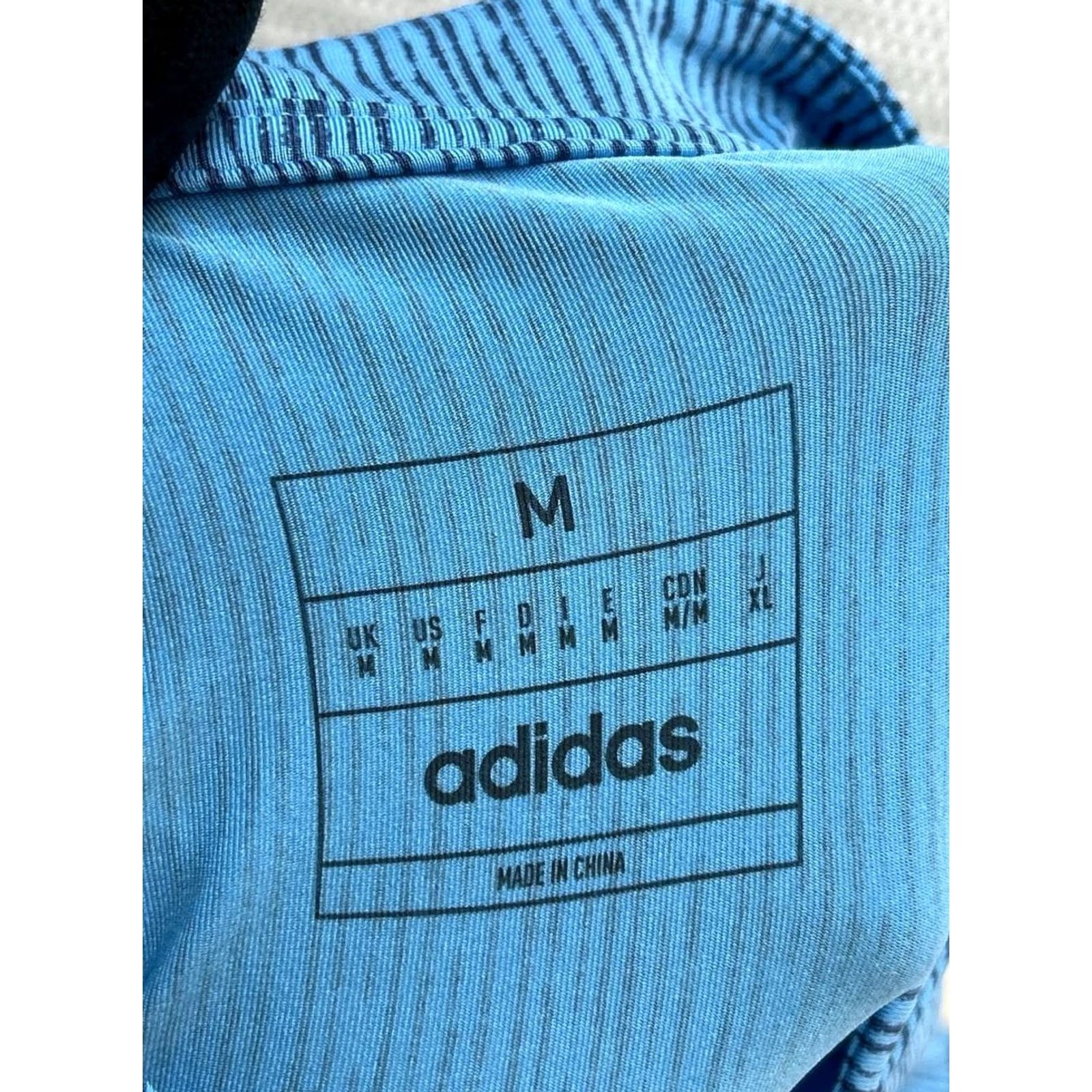 Adidas Adidas Ultimate365 Polo Shirt Mens Medium Blue Striped Performance Golf Shirt Size US M / EU 48-50 / 2 - 4 Thumbnail