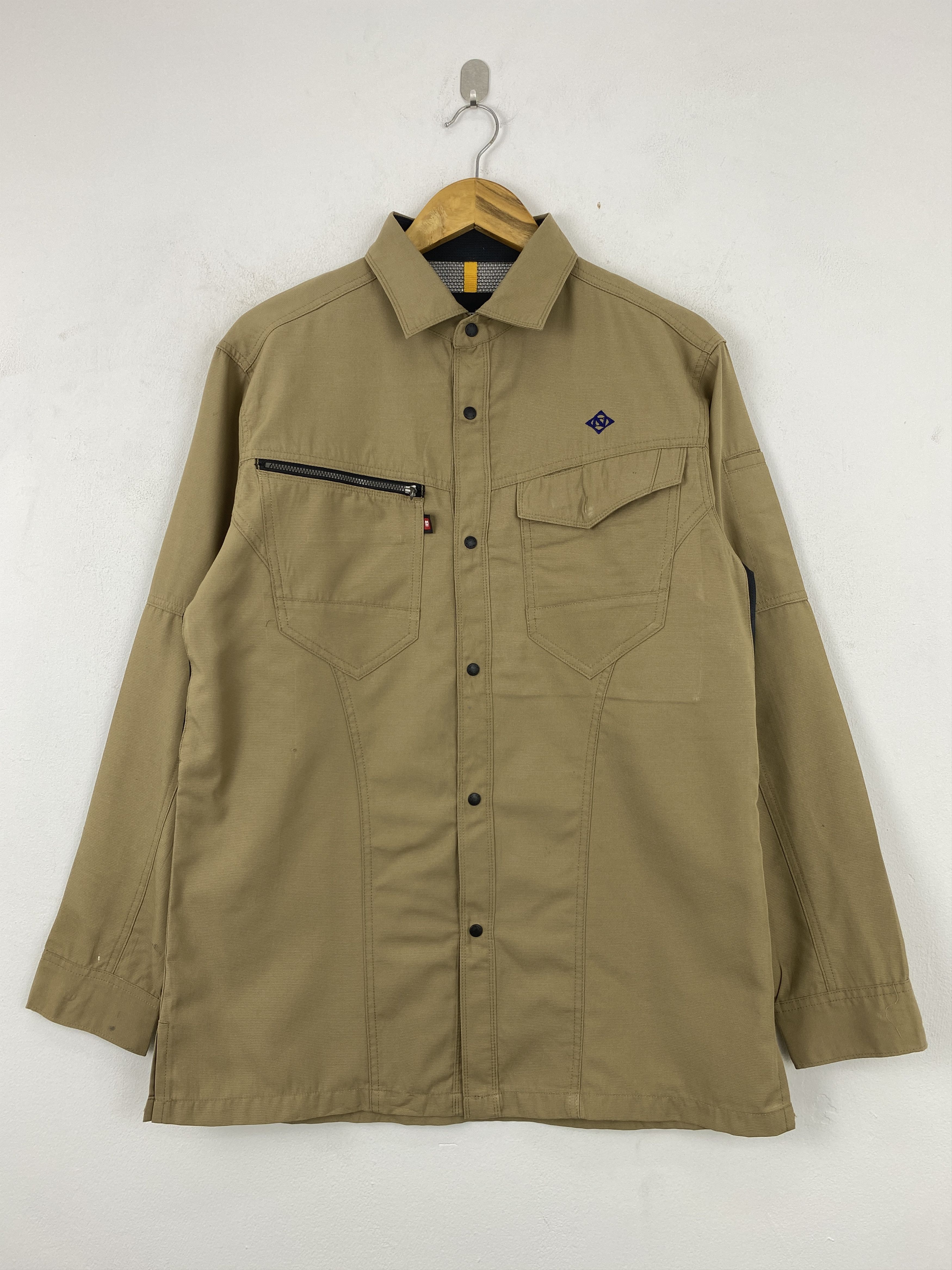 Japanese Brand Vintage Burtle Workwear Button Up Jacket JA0169 Size US S / EU 44-46 / 1 - 1 Thumbnail