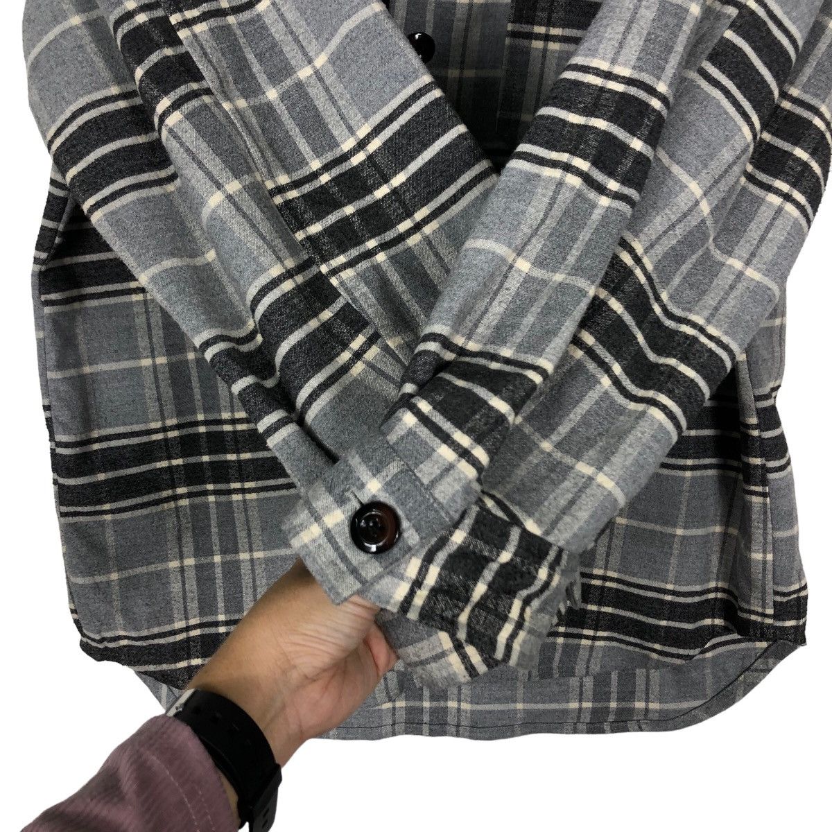 Japanese Brand 🔥90’s Vintage Flannel Shirt Jacket Gu Japan Tartan Design Size US L / EU 52-54 / 3 - 12 Thumbnail