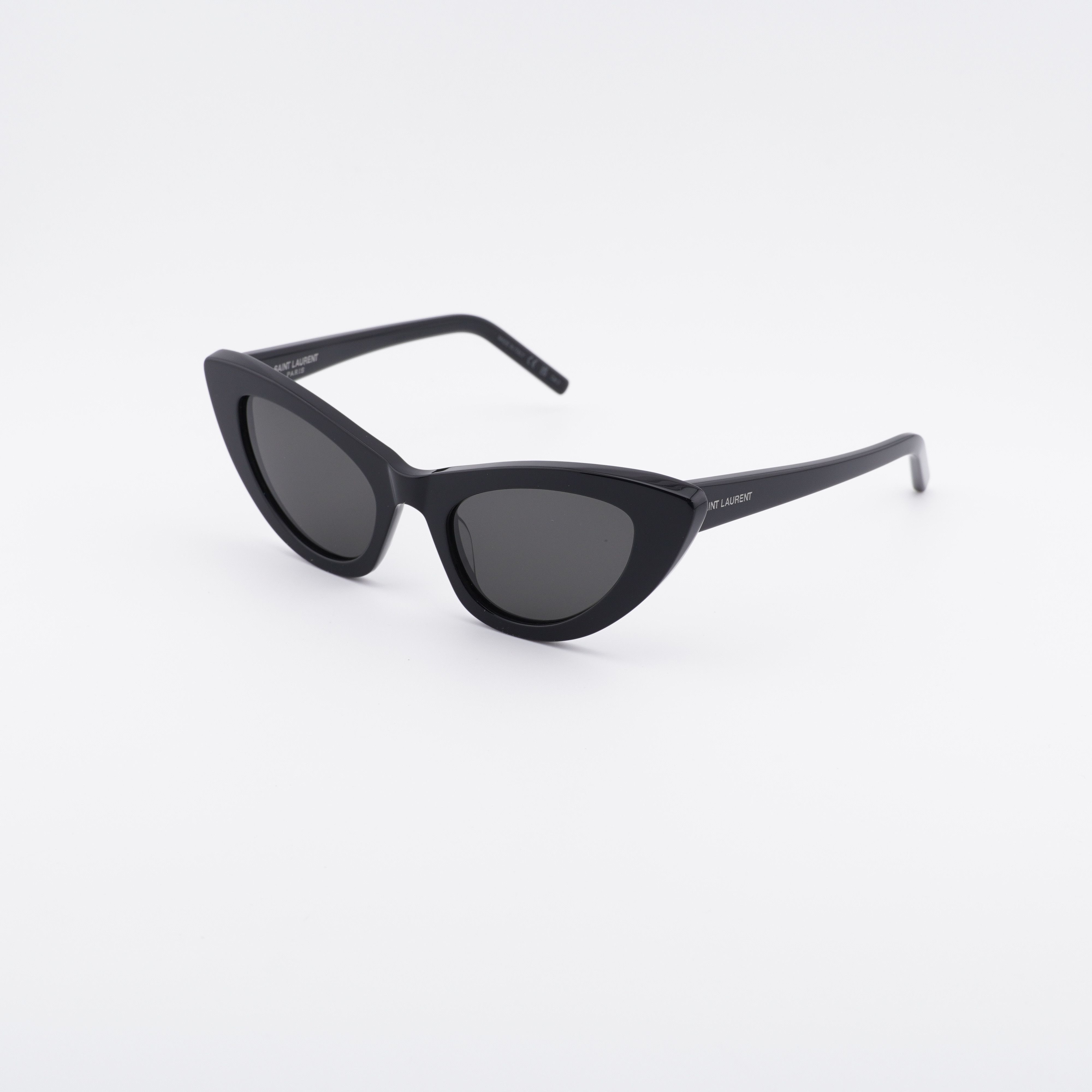 Saint Laurent Paris Saint Laurent SL213 LILY 001 Sunglasses Black Cat Eye Frame Size ONE SIZE - 2 Thumbnail
