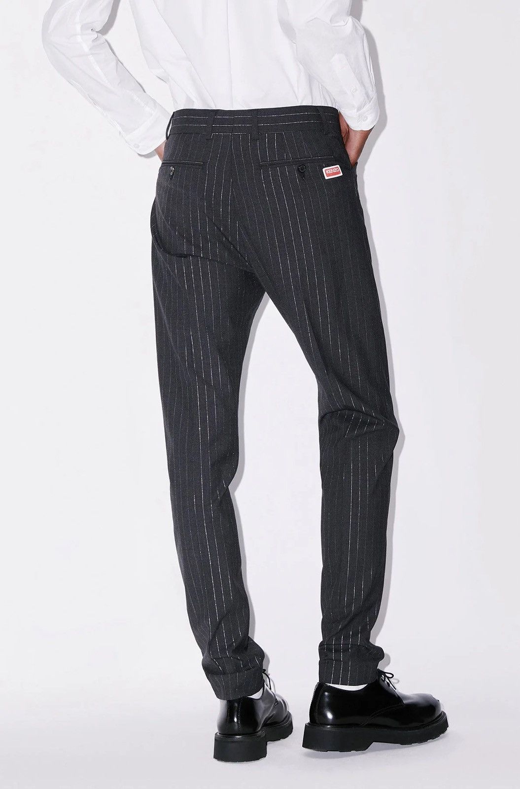 Kenzo KENZO Striped wool tuxedo pants Size US 30 / EU 46 - 10 Thumbnail