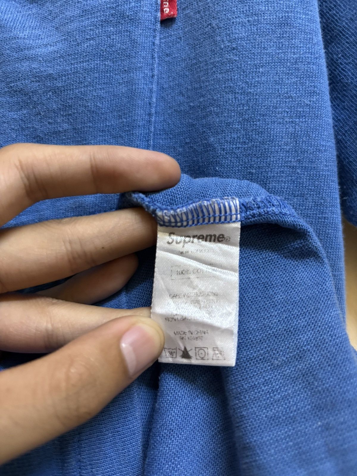 Supreme Supreme Blank Pocket Tee Size US S / EU 44-46 / 1 - 7 Thumbnail