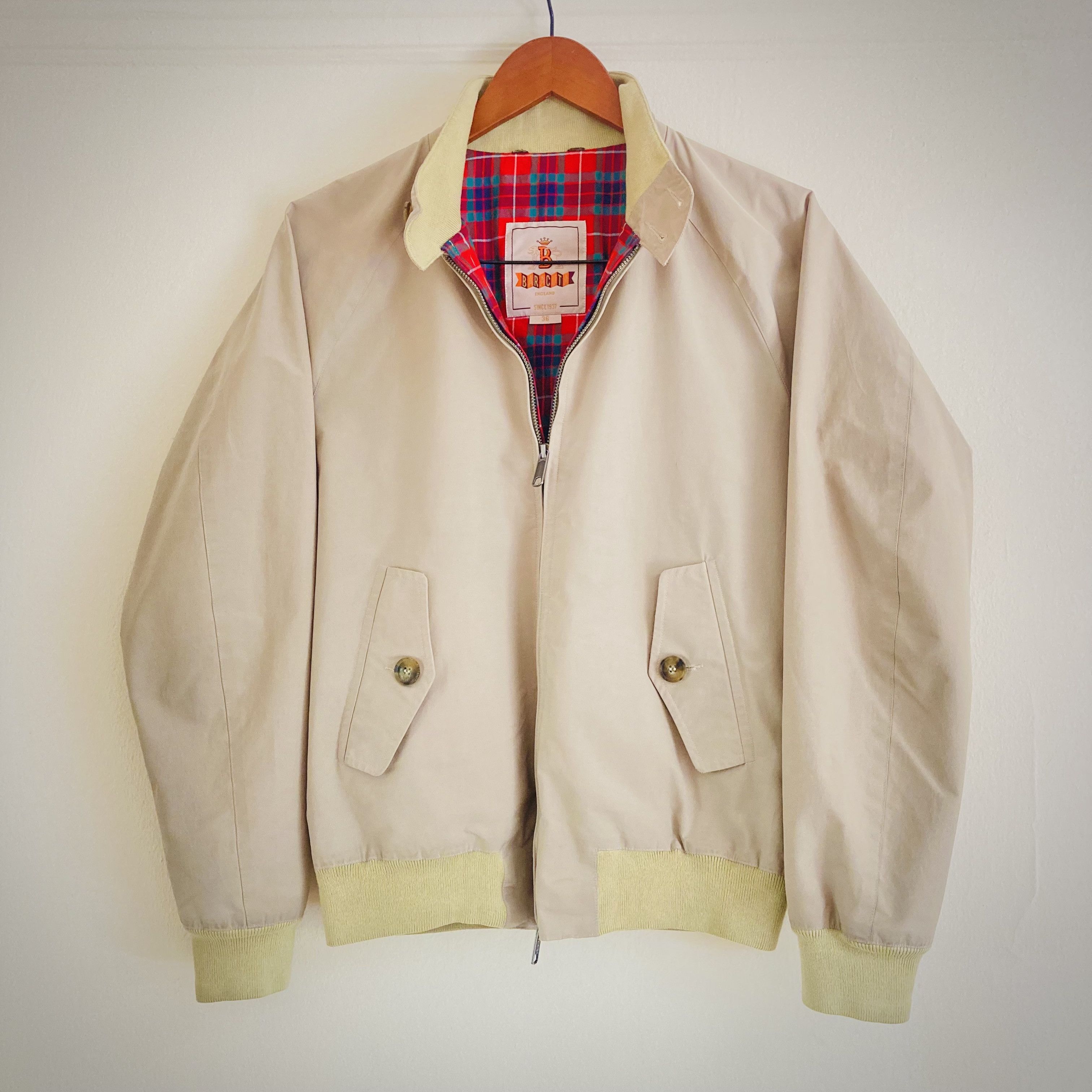 image of Baracuta G9 Harrington Jacket Natural Size 36, Men's