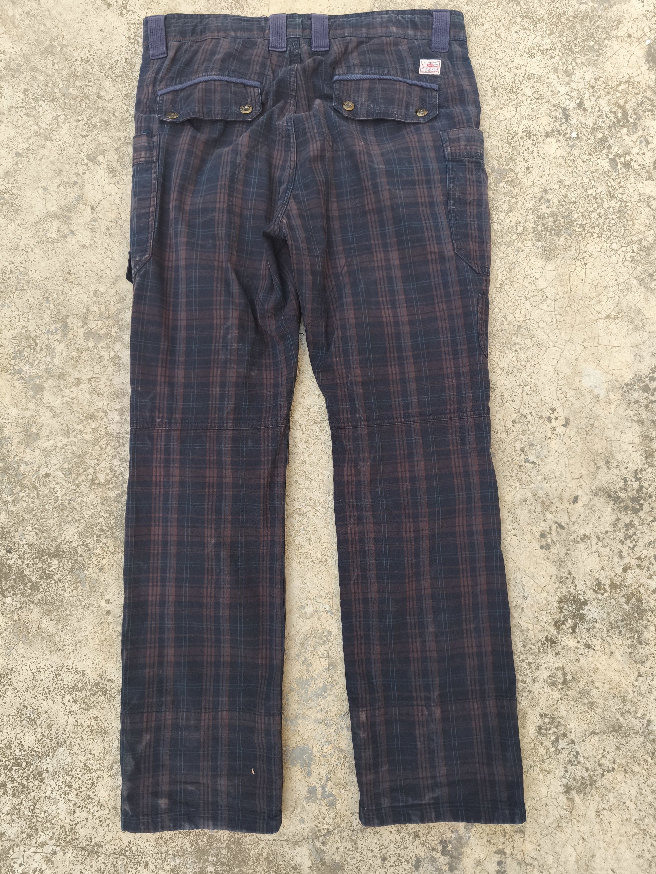 Japanese Brand Back Number cargo pants plaid Size US 36 / EU 52 - 11 Thumbnail
