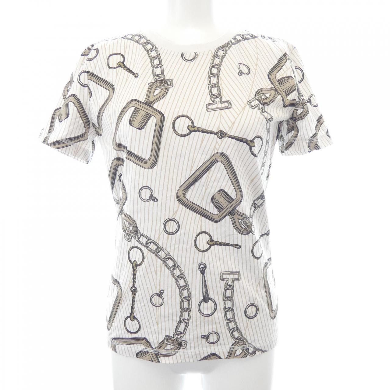 Hermes Hermes Hermes EFFET KALEIDOSCOPE Cotton TShirt Textile T-Shirts 4H4648DH DUTY FREE for USA Size ONE SIZE - 1 Thumbnail