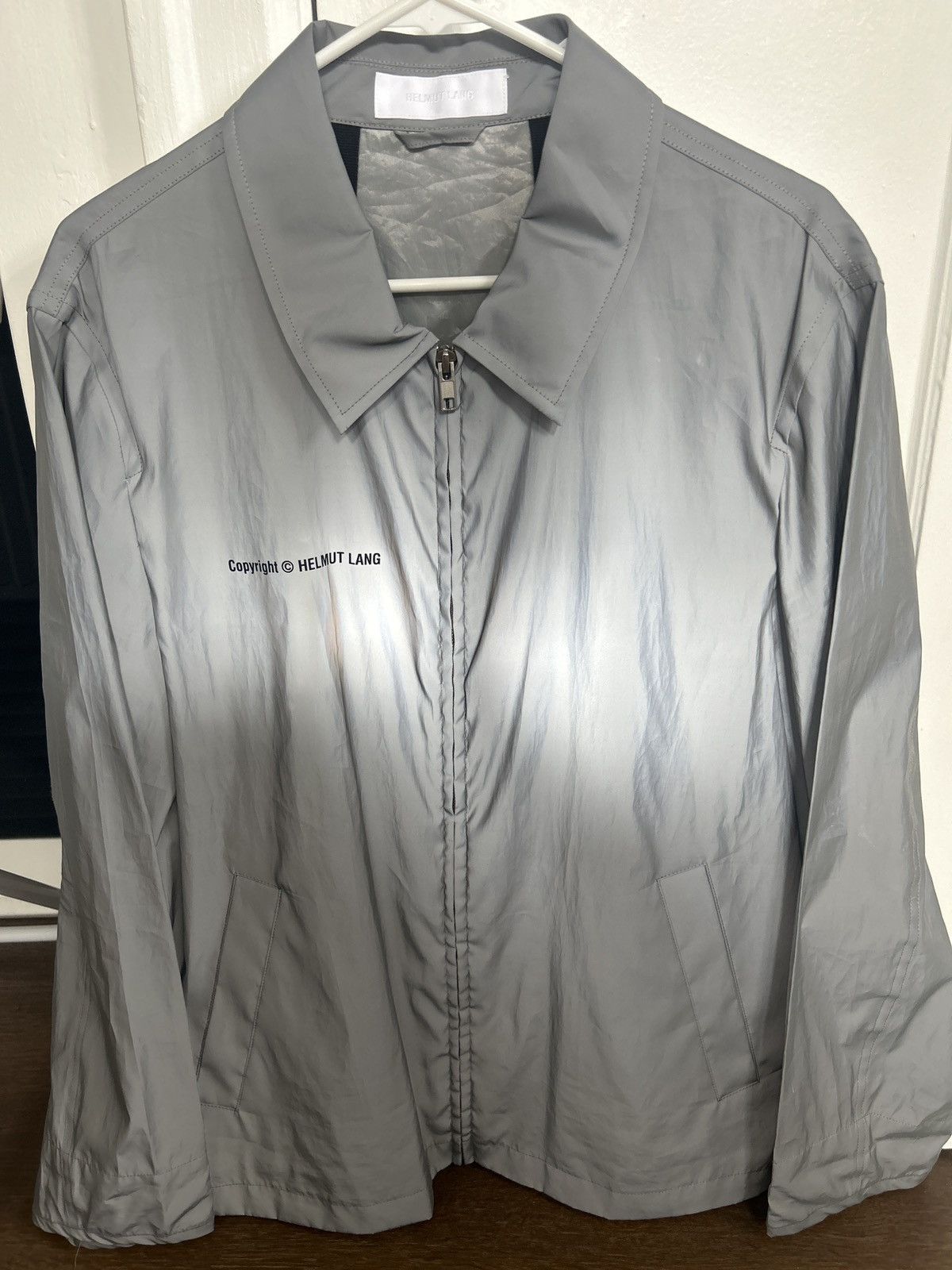 Helmut Lang Helmut Lang Reflective Zip Up Jacket Size US M / EU 48-50 / 2 - 1 Thumbnail