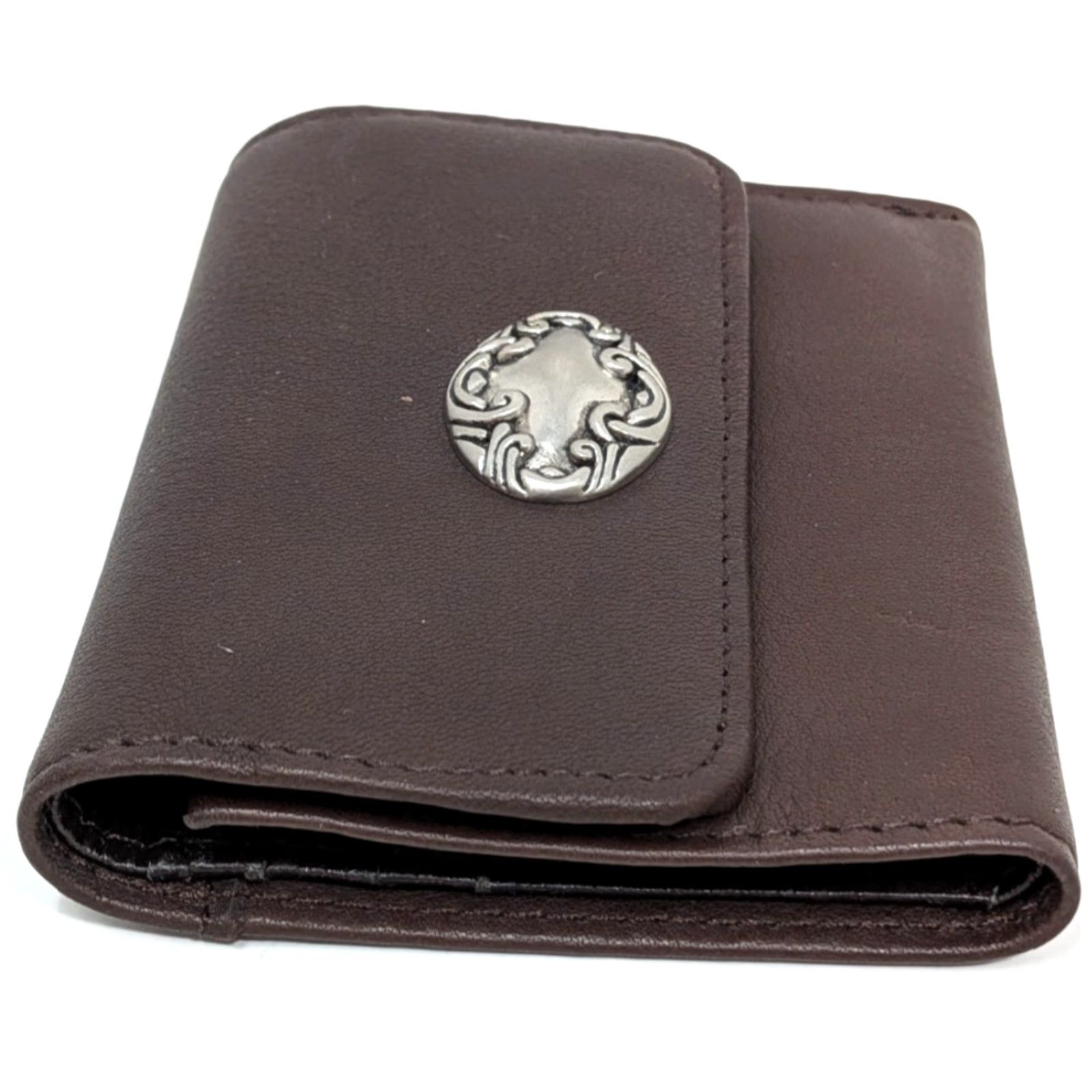 Vintage VINTAGE Princess Gardner Genuine Leather Brown ID Credit Card Coin Purse Wallet Mens Womens Girls Boys per item Size ONE SIZE - 5 Thumbnail