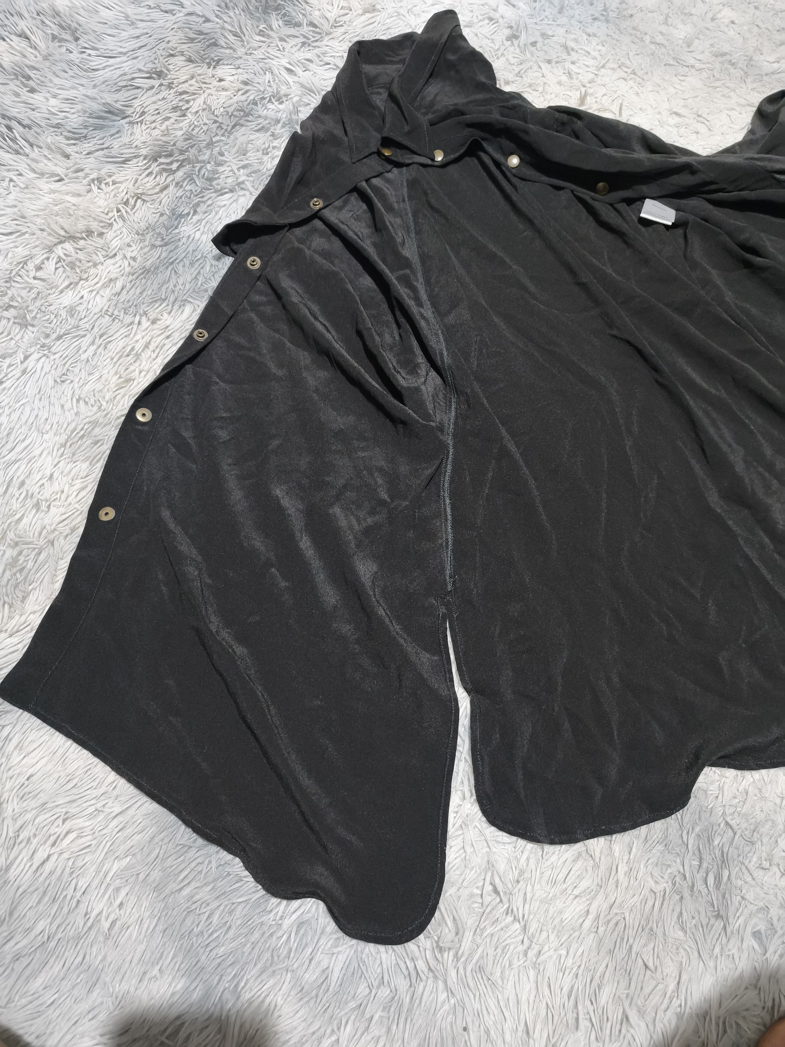 Faith Connexion FAITH CONNEXION Shirt Style Asymmetric Silk Skirt Size 28" / US 6 / IT 42 - 6 Thumbnail