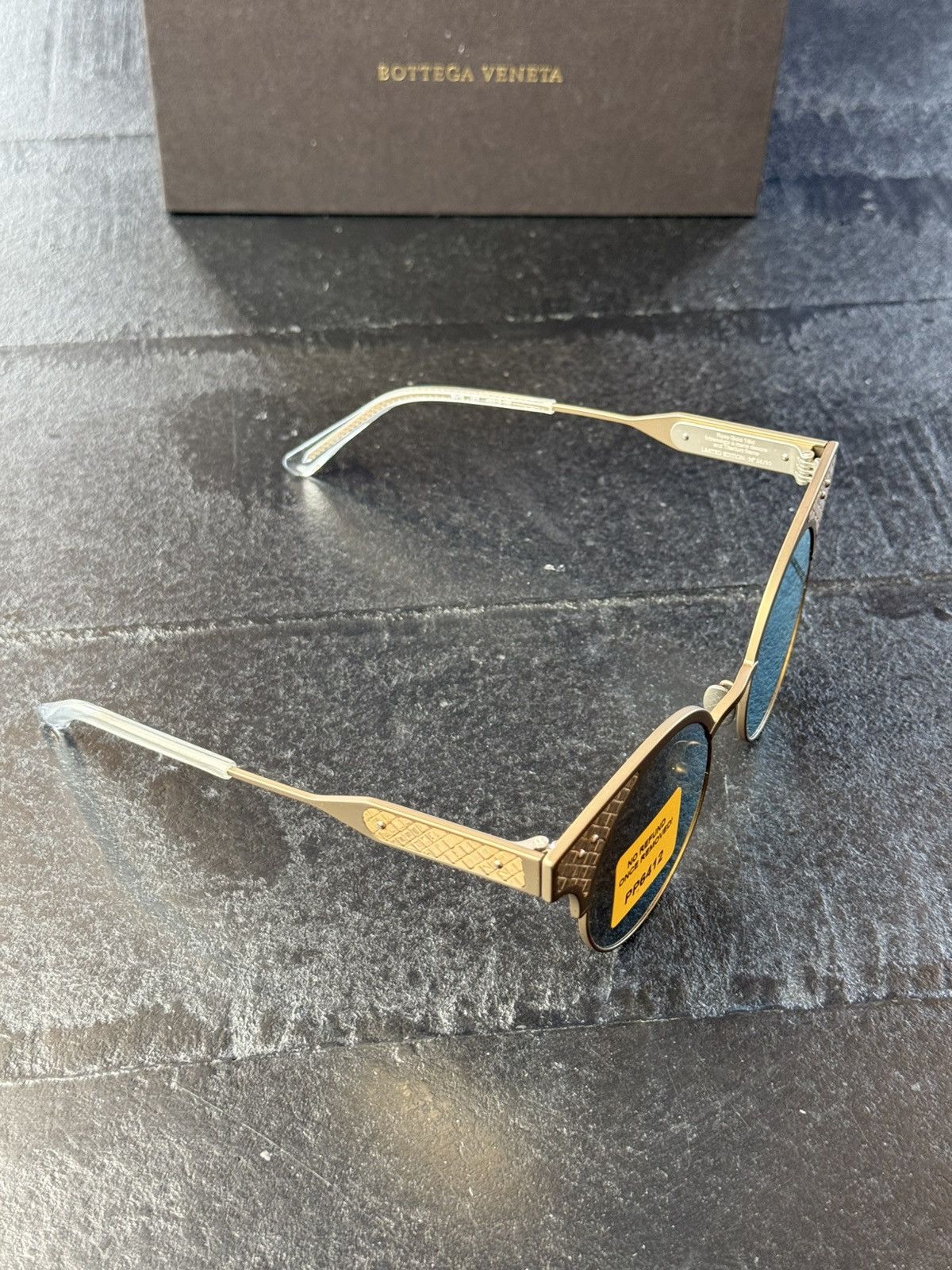Bottega Veneta 25 / 30 LIMITED EDITION BV15 18K ROSE GOLD FILLED SUNGLASSES Size ONE SIZE - 17 Thumbnail