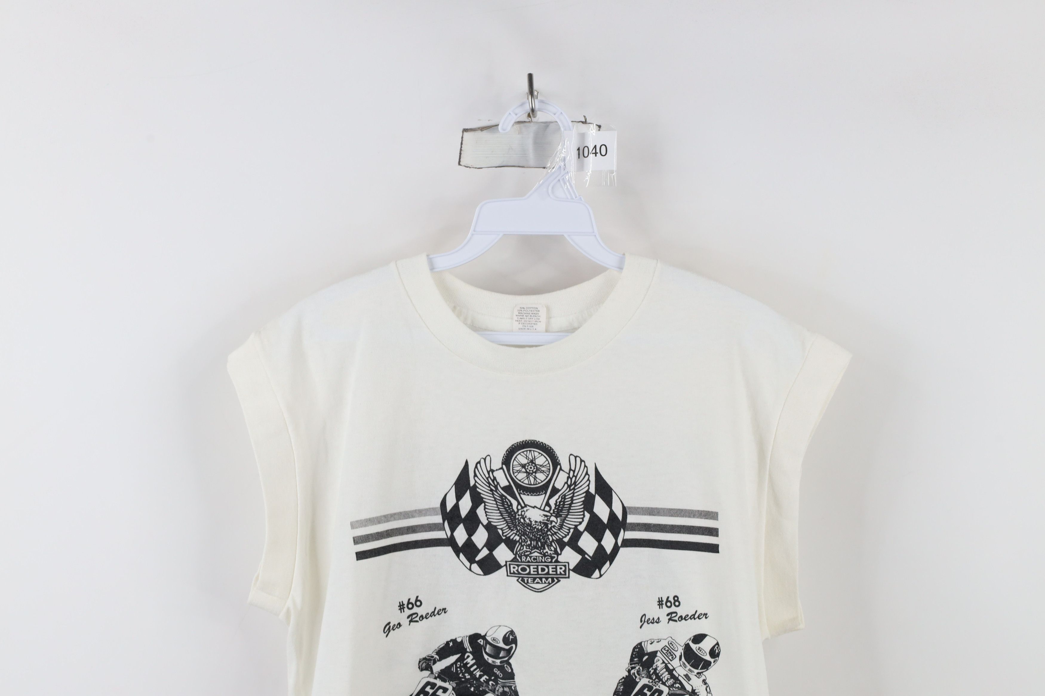 Vintage Vintage 80s 90s Racing Team Geo Jess Sleeveless T-Shirt USA Size US L / EU 52-54 / 3 - 2 Thumbnail