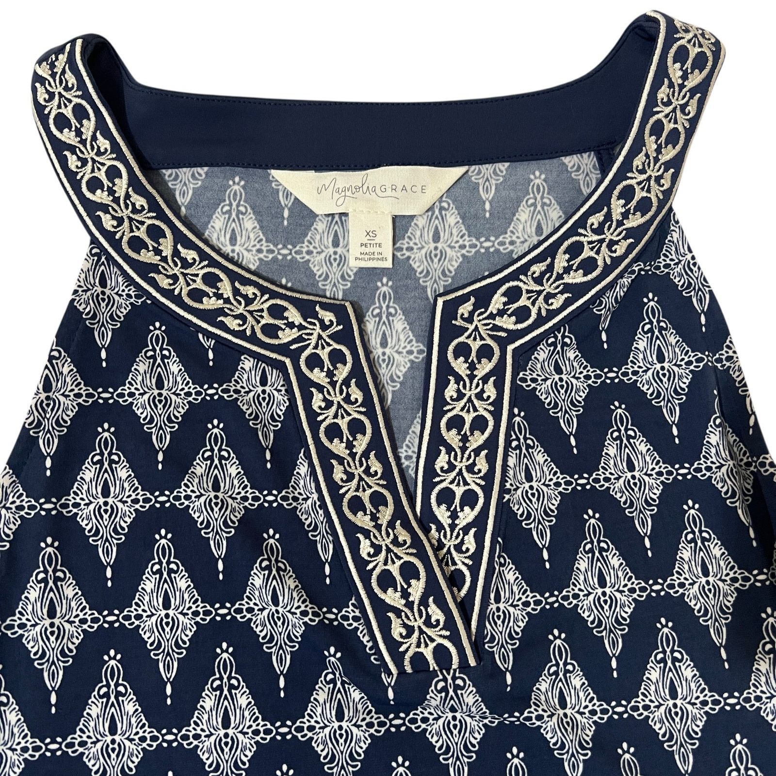 Other Alhambra Embroidered Trim Knit Dress - Stitch Fix Size XS / US 0-2 / IT 36-38 - 8 Thumbnail