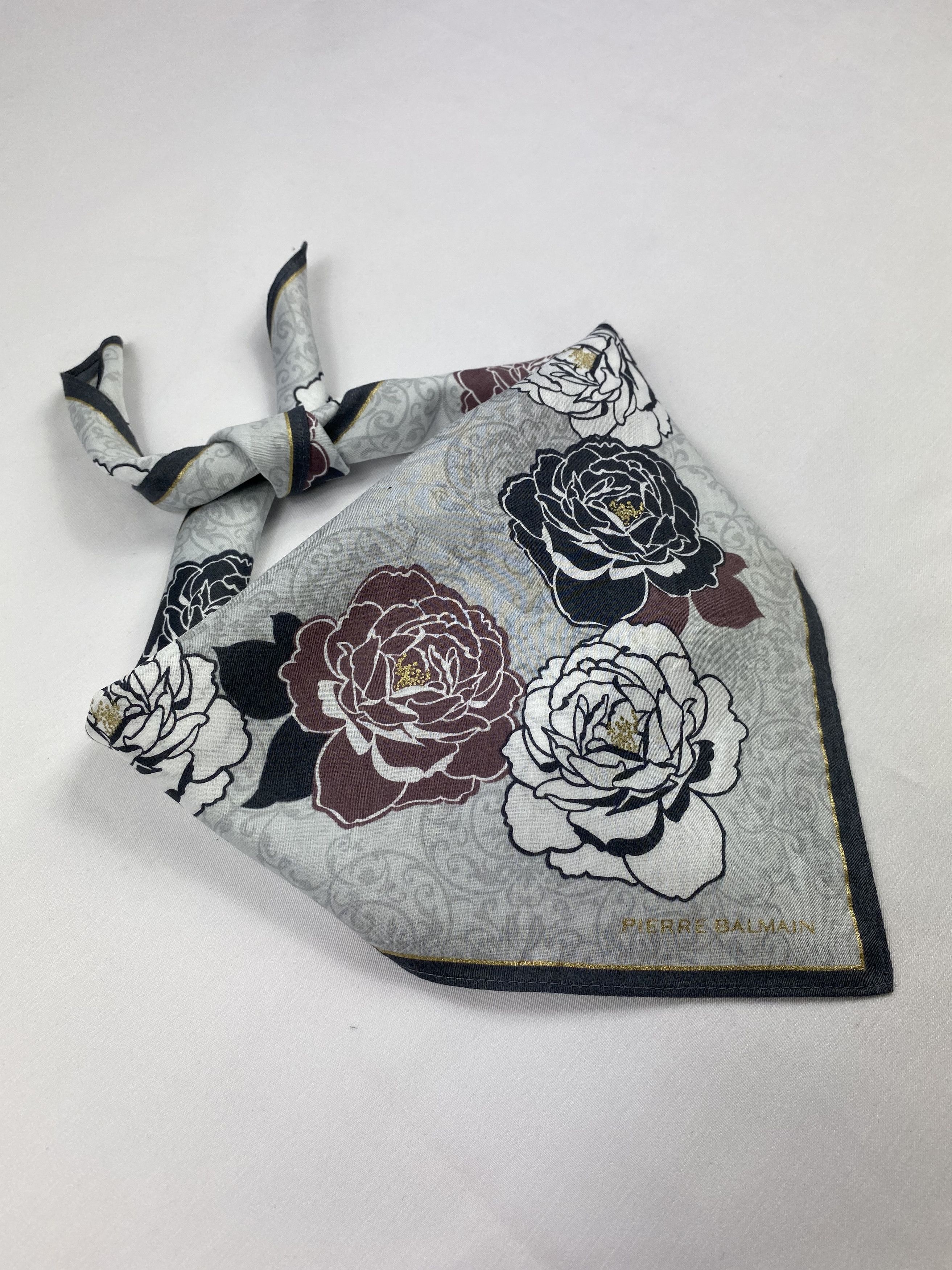 Pierre Balmain × Vintage Pierre Balmain Handkerchief / Bandana / Neckerchief Size ONE SIZE - 2 Thumbnail