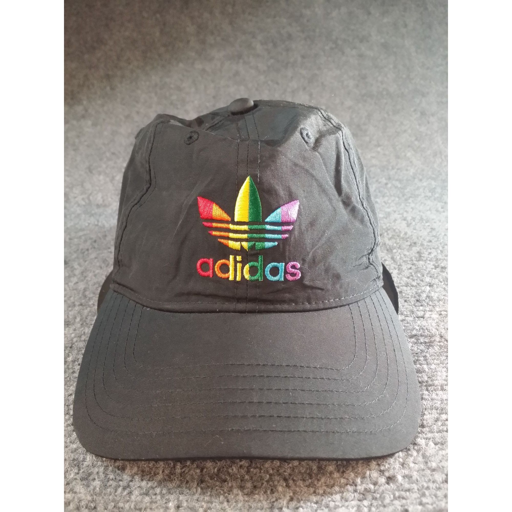Adidas Adidas Pride Love Unites Strapback Hat Women Black Embroider Size ONE SIZE - 2 Thumbnail