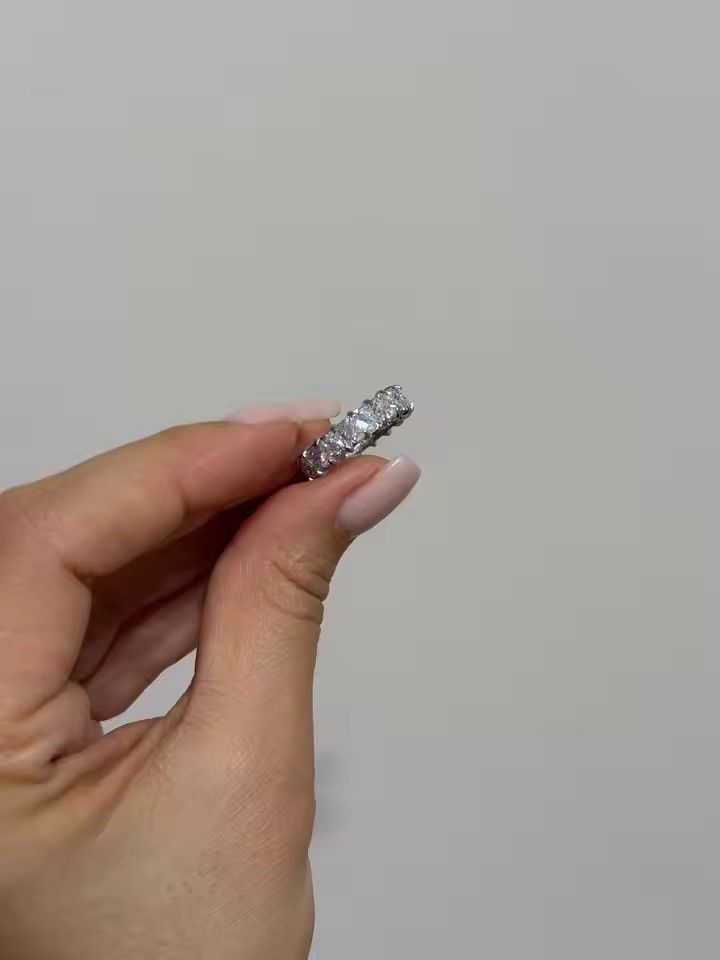 Jewelry Stainless Steel Delicate Bling Heart Zirconia ( size 6-9) Size ONE SIZE - 1 Thumbnail